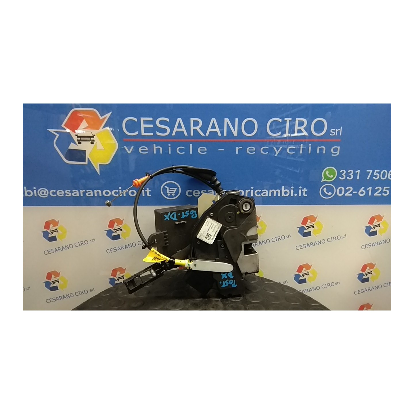 SERRATURA PORTA POST. DX. 002 FORD ECOSPORT (11/17-) M1JU 2333640