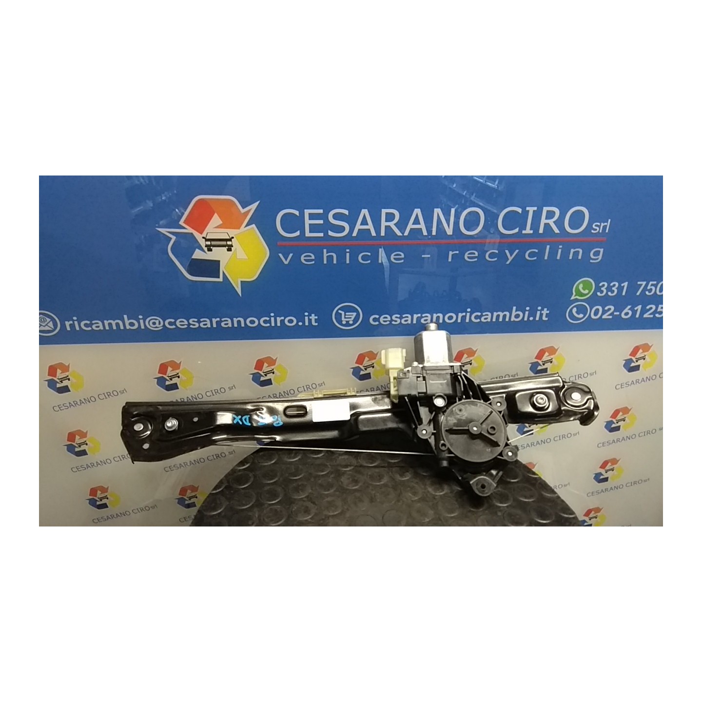 ALZACRISTALLO ELETTR. PORTA POST. CON MOTORINO DX. 003 FORD ECOSPORT (11/17-) M1JU 2142452