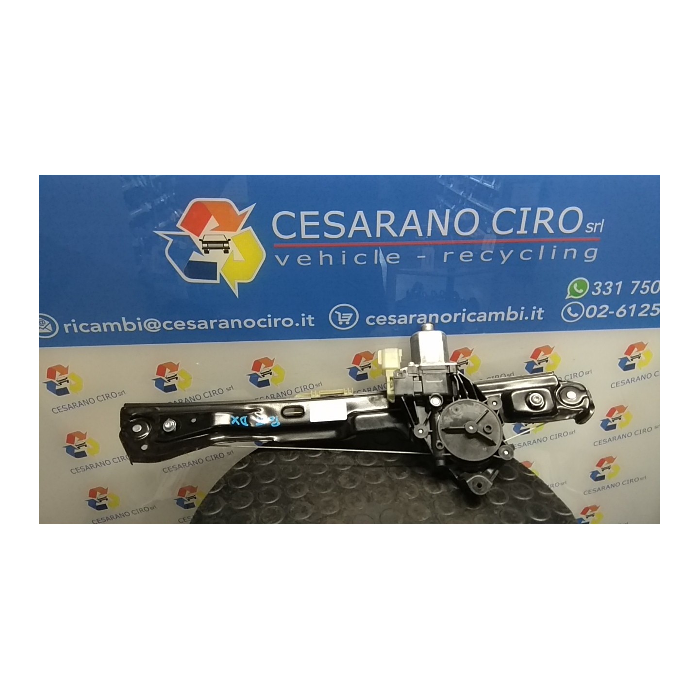 ALZACRISTALLO ELETTR. PORTA POST. CON MOTORINO DX. 003 FORD ECOSPORT (11/17-) M1JU 2142452