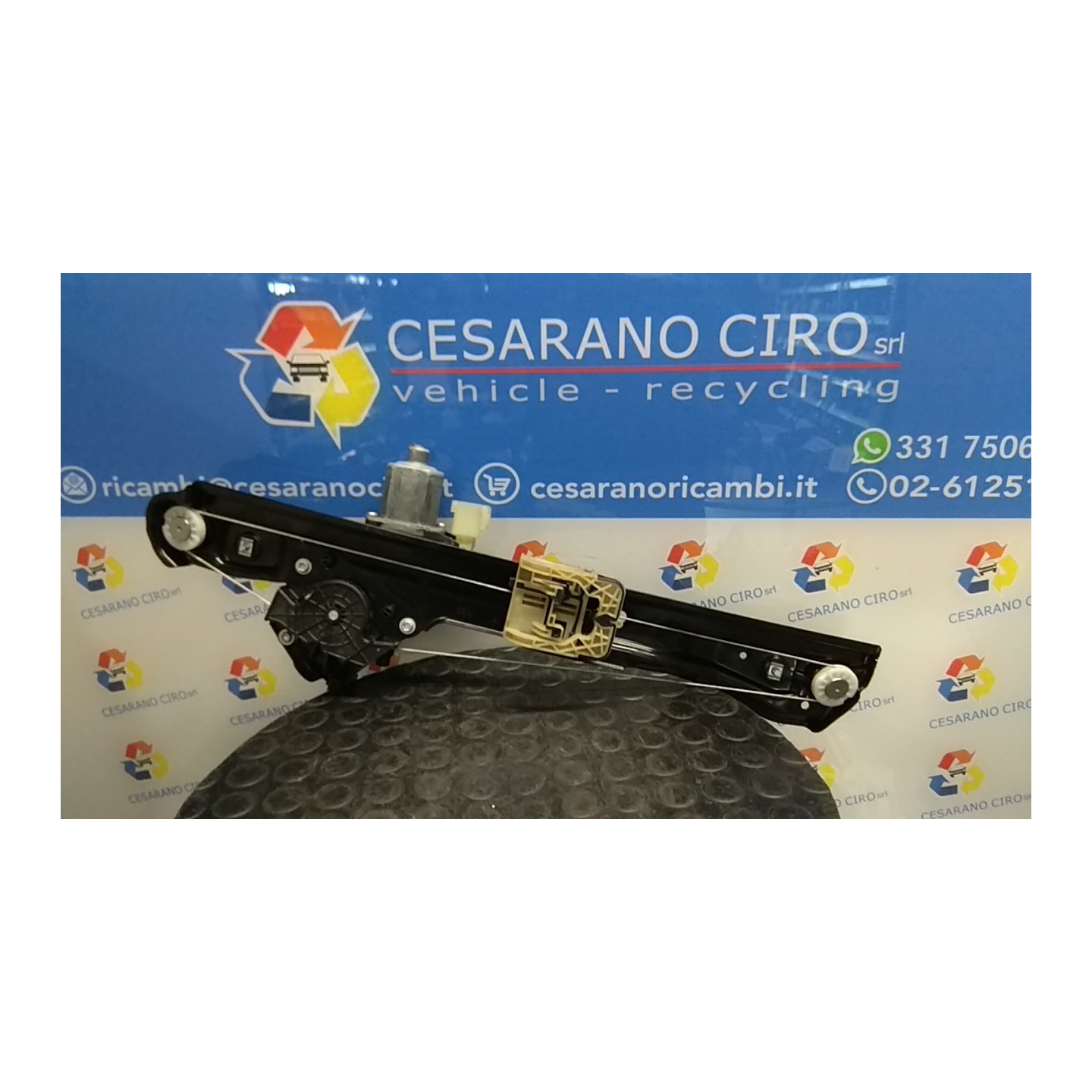 ALZACRISTALLO ELETTR. PORTA POST. CON MOTORINO DX. 003 FORD ECOSPORT (11/17-) M1JU 2142452