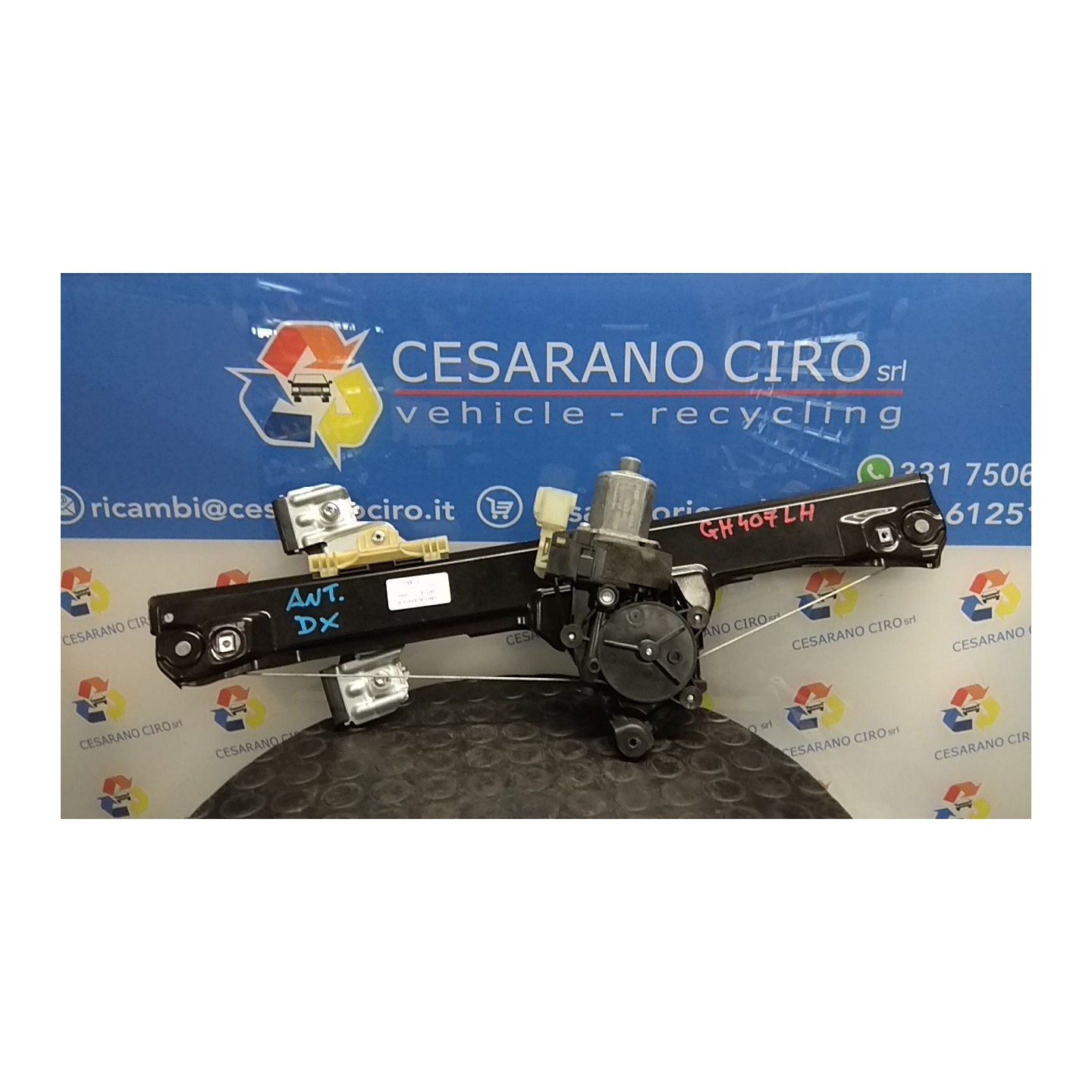 ALZACRISTALLO ELETTR. PORTA ANT. CON MOTORINO DX. 004 FORD ECOSPORT (11/17-) M1JU 2142436