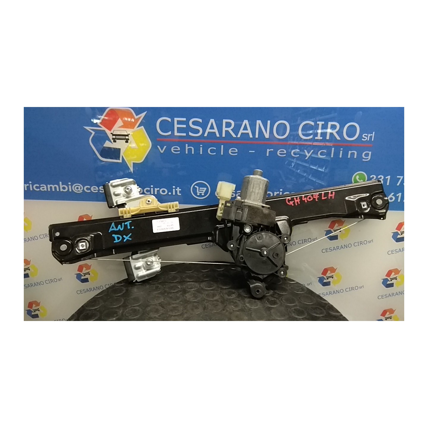 ALZACRISTALLO ELETTR. PORTA ANT. CON MOTORINO DX. 004 FORD ECOSPORT (11/17-) M1JU 2142436