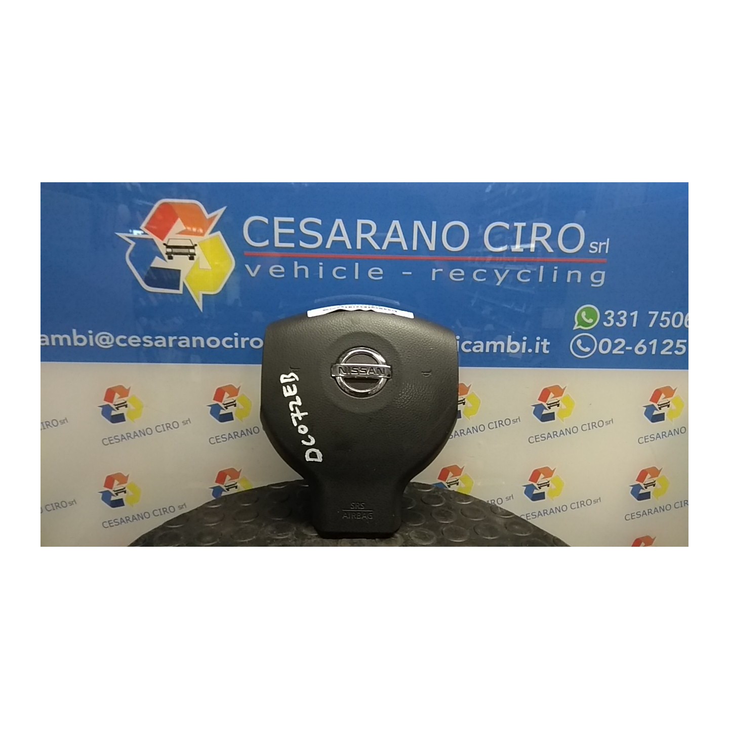 DISPOSITIVO AIRBAG LATO GUIDA 071 NISSAN NOTE (E11E) (02/06-09/13) HR16 985109U000