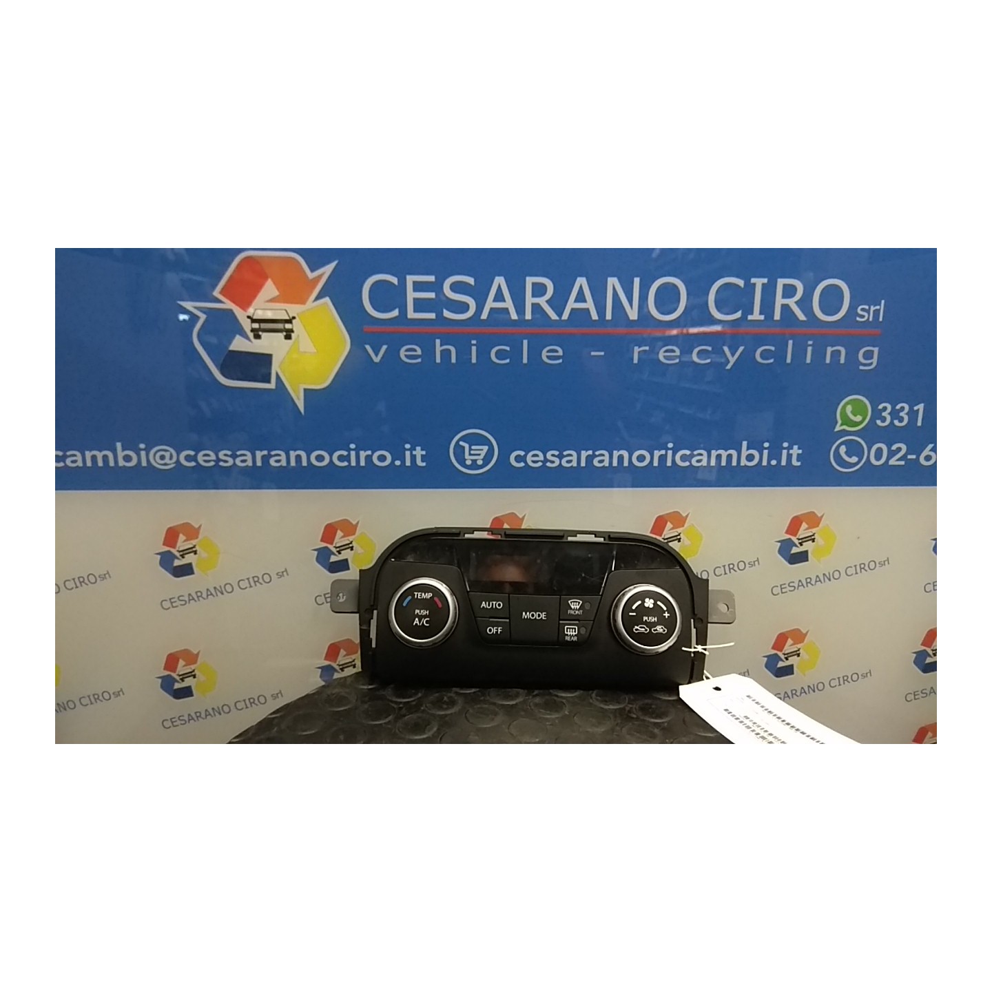 BLOCCO COMANDO CLIMATIZZAZIONE CONDIZIONATORE ATM 109 SUZUKI SX4 (03/06-) M16A 3951079J02000
