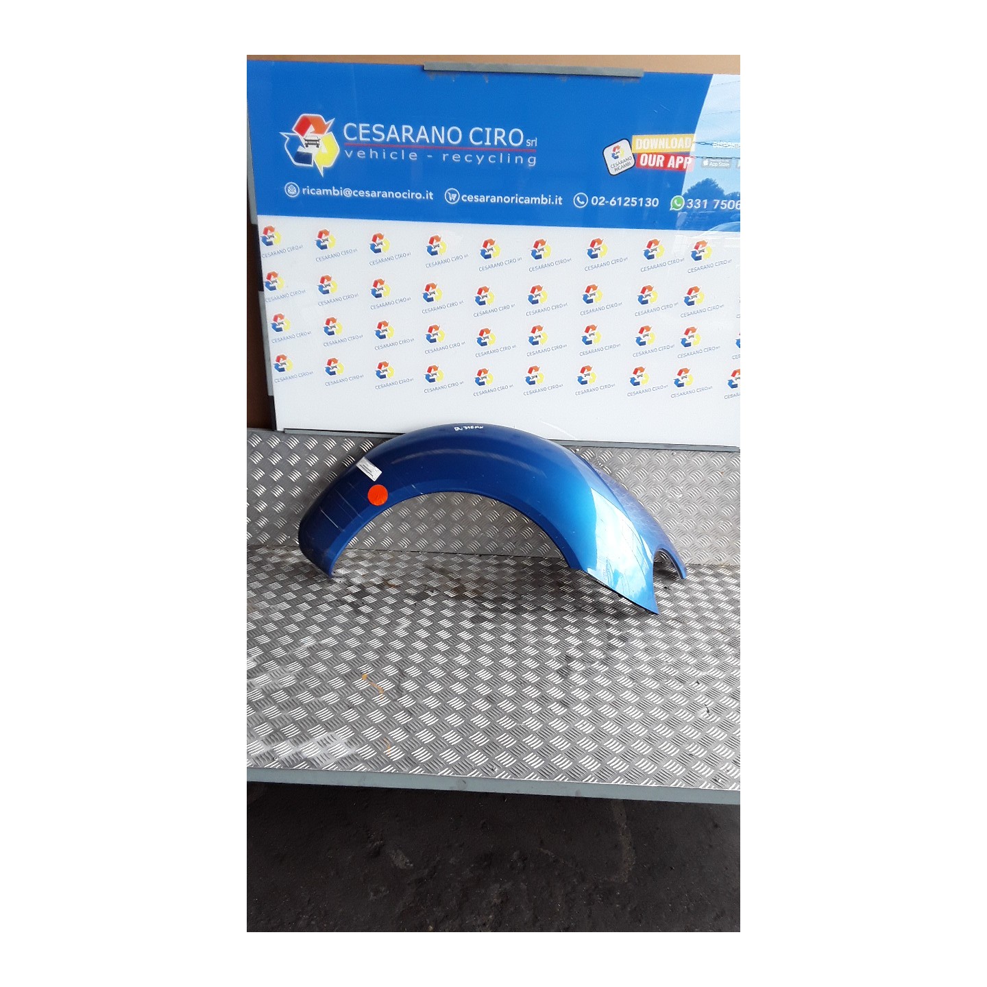 PARAFANGO POST. PARTE POST. INF. SX. 037 VOLKSWAGEN NEW BEETLE (1C) (02/99-) ALH 1Y0821301GRU