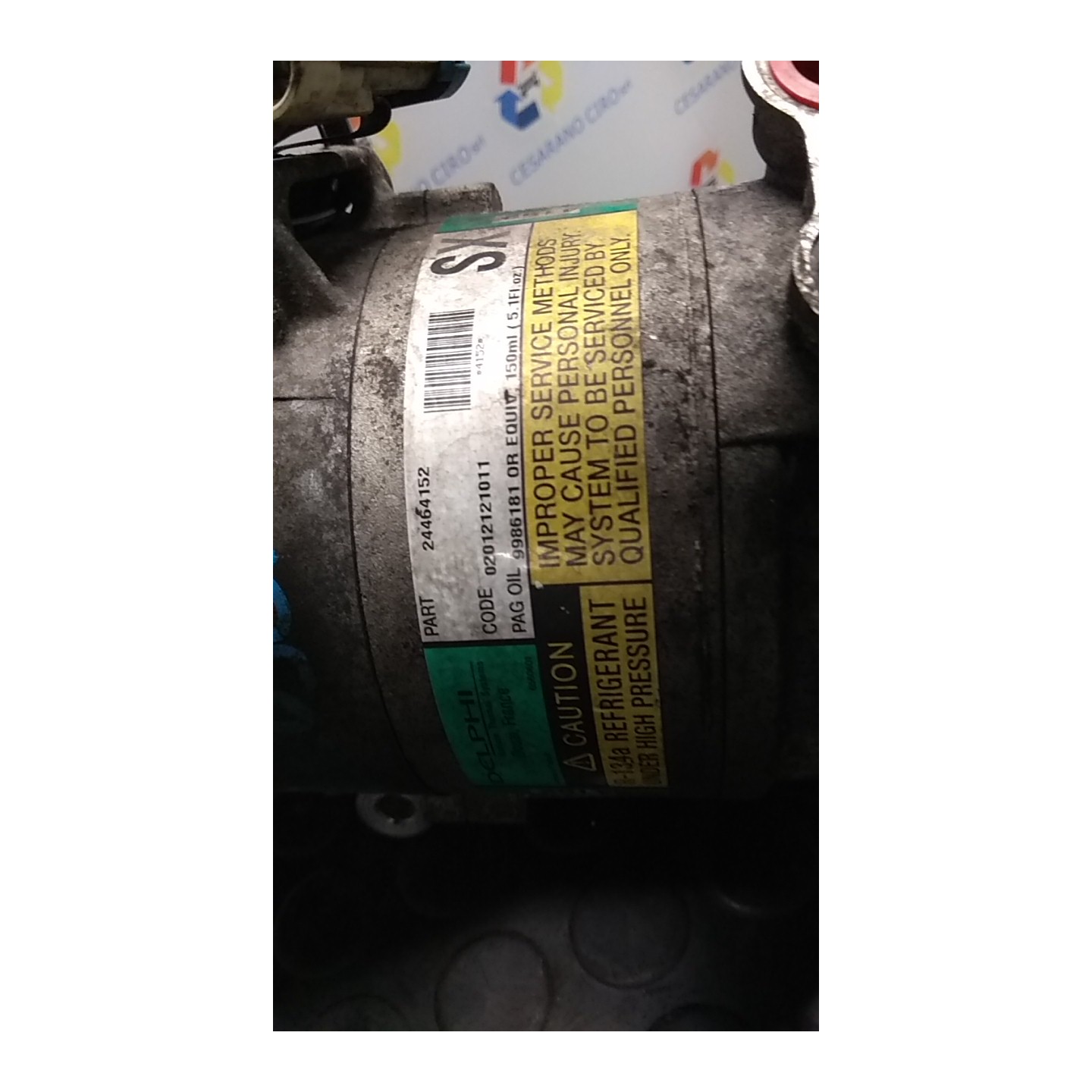 COMPRESSORE A/C 013 OPEL ASTRA (A04) (01/04-03/11) Z17DTH 13124751