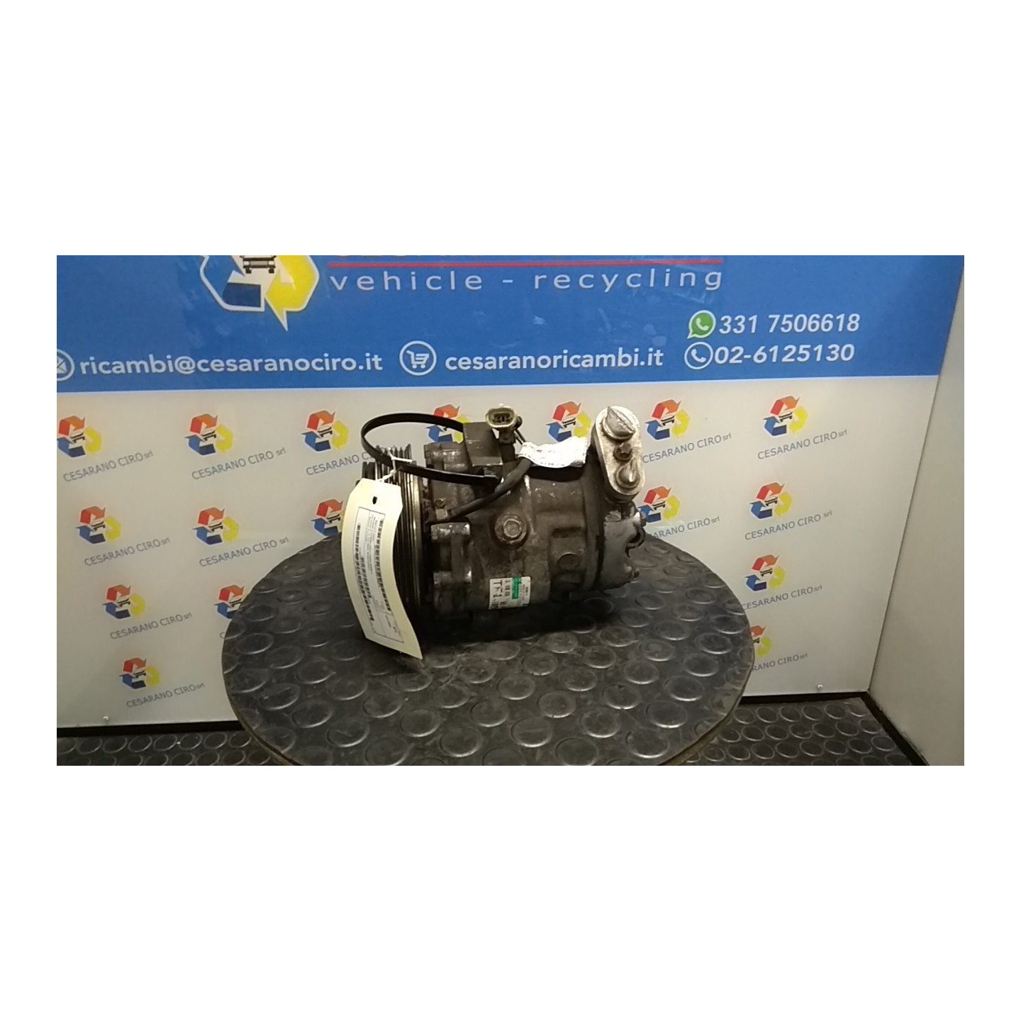 COMPRESSORE A/C T.44001048 014 OPEL CORSA (X01) (10/00-06/06) Z12XEP 9132918