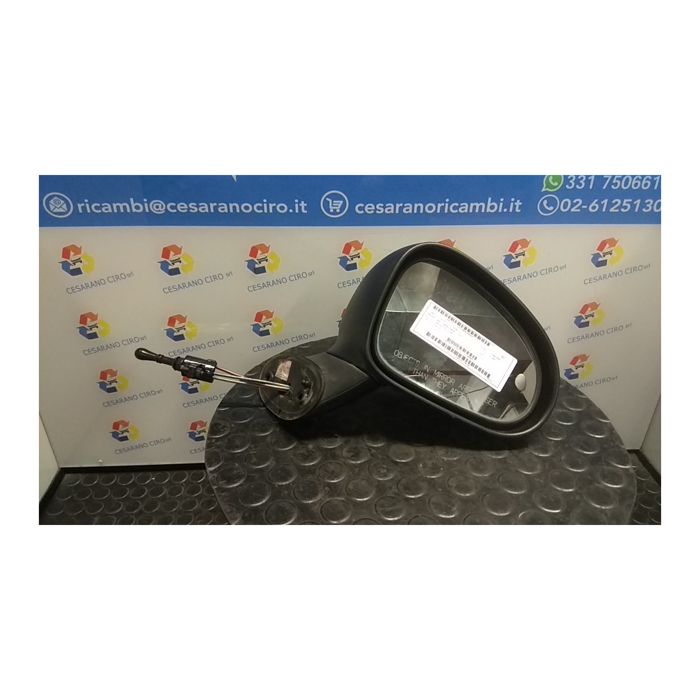 RETROVISORE EST. DX. 058 CHEVROLET (DAEWOO) MATIZ (M200) (04/05-12/10) A08S3 96600221