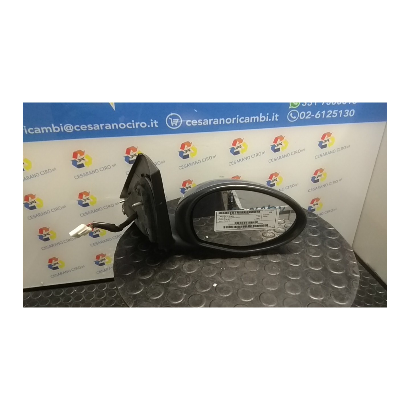 RETROVISORE EST. REGOLAZ. ELETTR. DX. 083 ALFA ROMEO 147 (W8) (10/04-07/11) AR32104 735294282