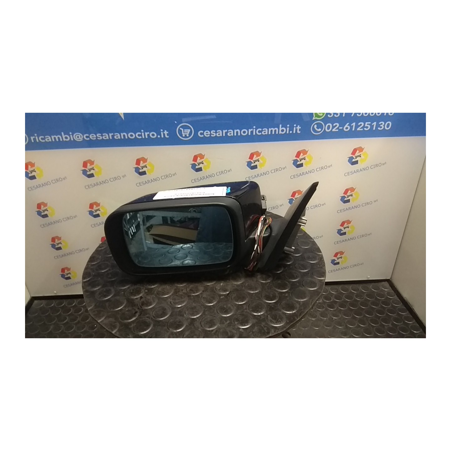 RETROVISORE EST. TERMICO REGOLAZ. ELETTR. RIENTRABILE SX. 068 BMW SERIE 3 (E46) (05/98-09/01) 306D1 51168245129