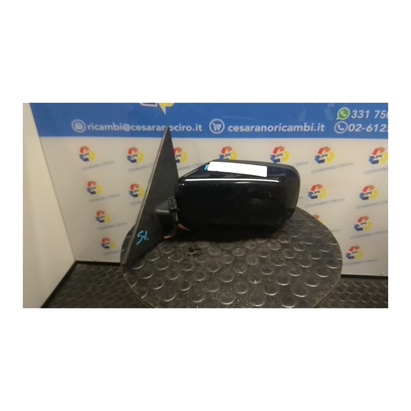 RETROVISORE EST. TERMICO REGOLAZ. ELETTR. RIENTRABILE SX. 068 BMW SERIE 3 (E46) (05/98-09/01) 306D1 51168245129