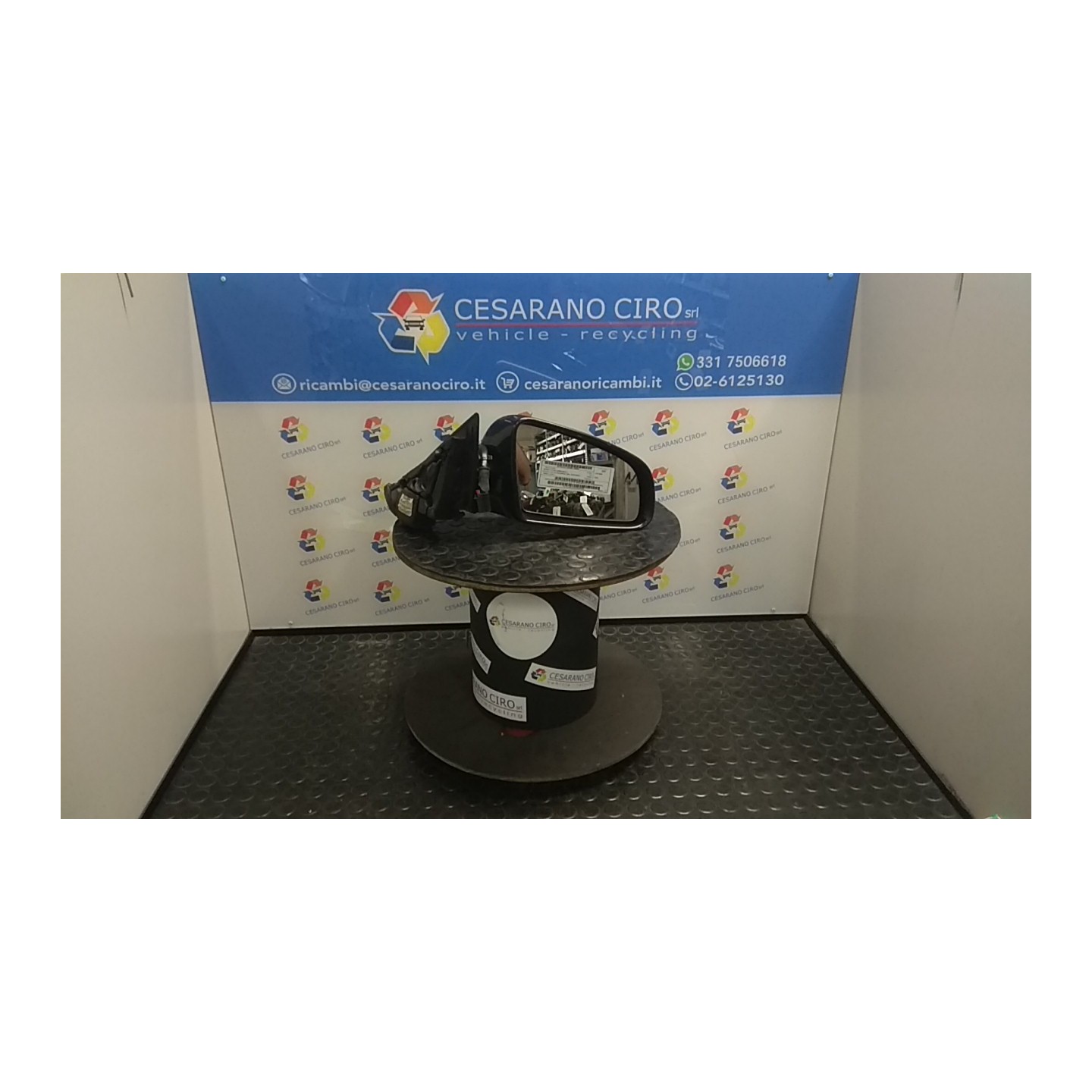 RETROVISORE EST. REGOLAZ. ELETTR. RIPIEGHEVOLE DX. 039 AUDI A3 (8P) (04/03-06/10) BKD 8P1858532DC01C