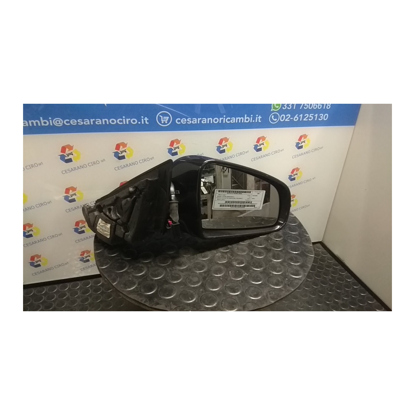 RETROVISORE EST. REGOLAZ. ELETTR. RIPIEGHEVOLE DX. 039 AUDI A3 (8P) (04/03-06/10) BKD 8P1858532DC01C