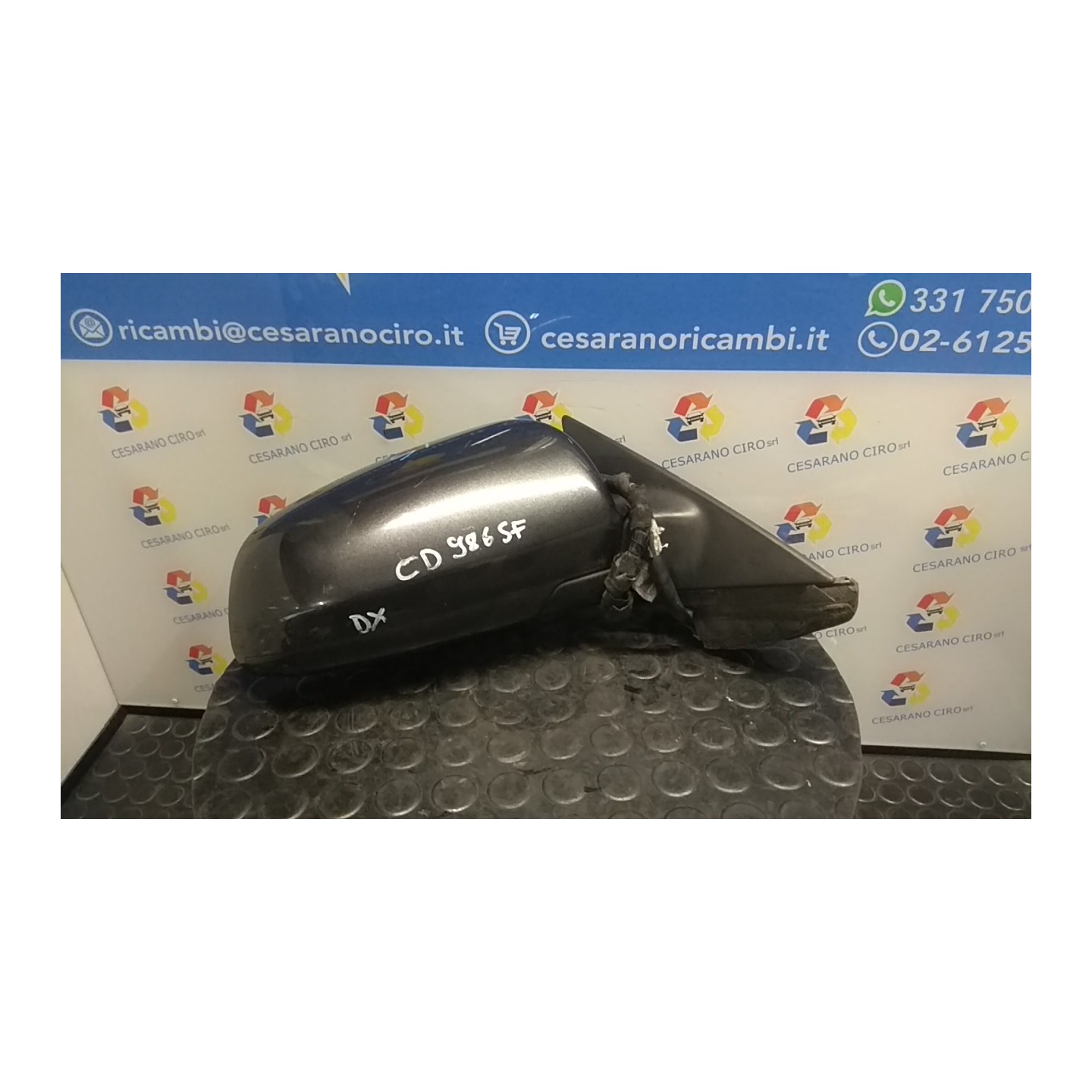 RETROVISORE EST. REGOLAZ. ELETTR. RIPIEGHEVOLE DX. 039 AUDI A3 (8P) (04/03-06/10) BKD 8P1858532DC01C