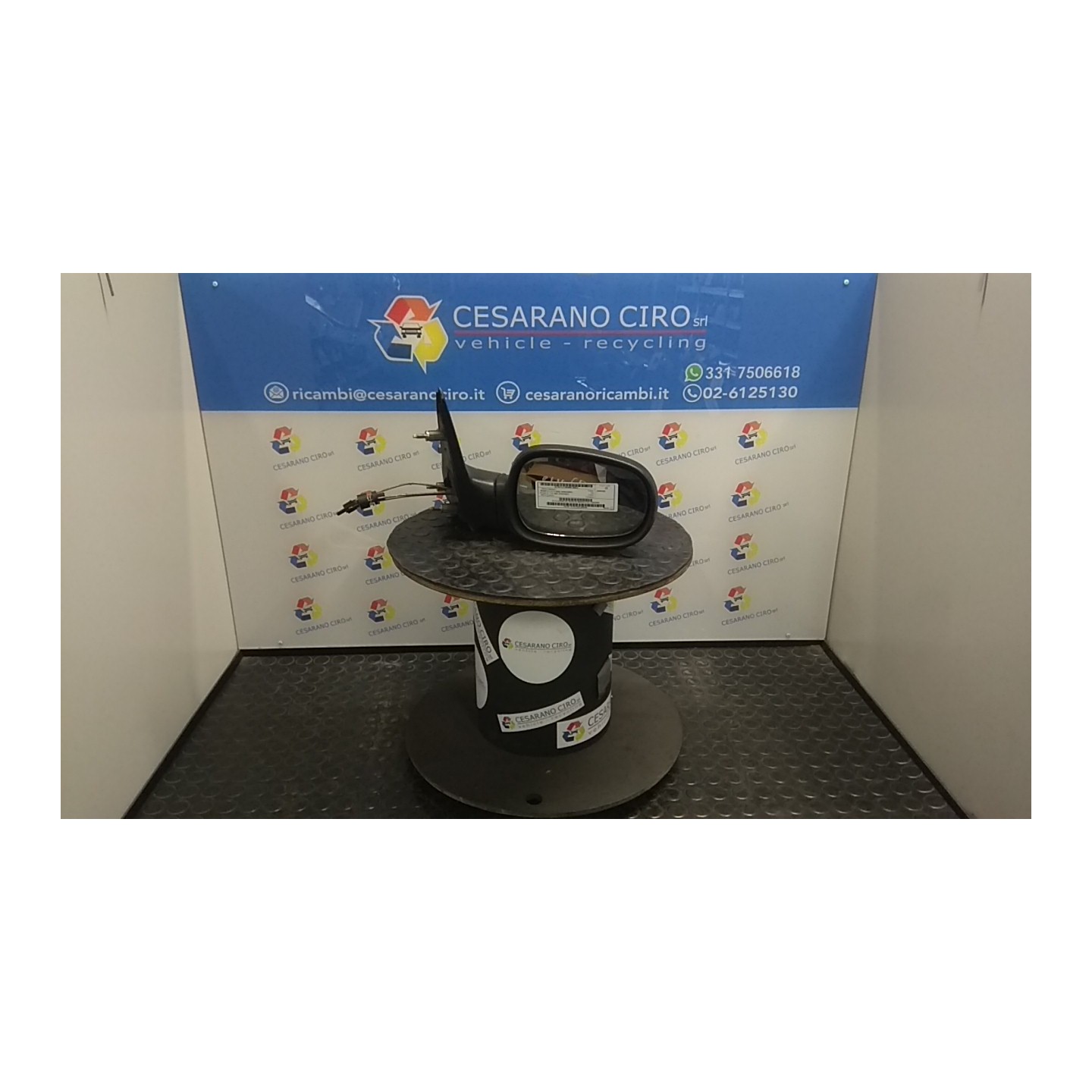 RETROVISORE EST. REGOLAZ. MANUALE DX. 043 RENAULT CLIO 1A SERIE (04/96-03/98) D7FA7 7700826599