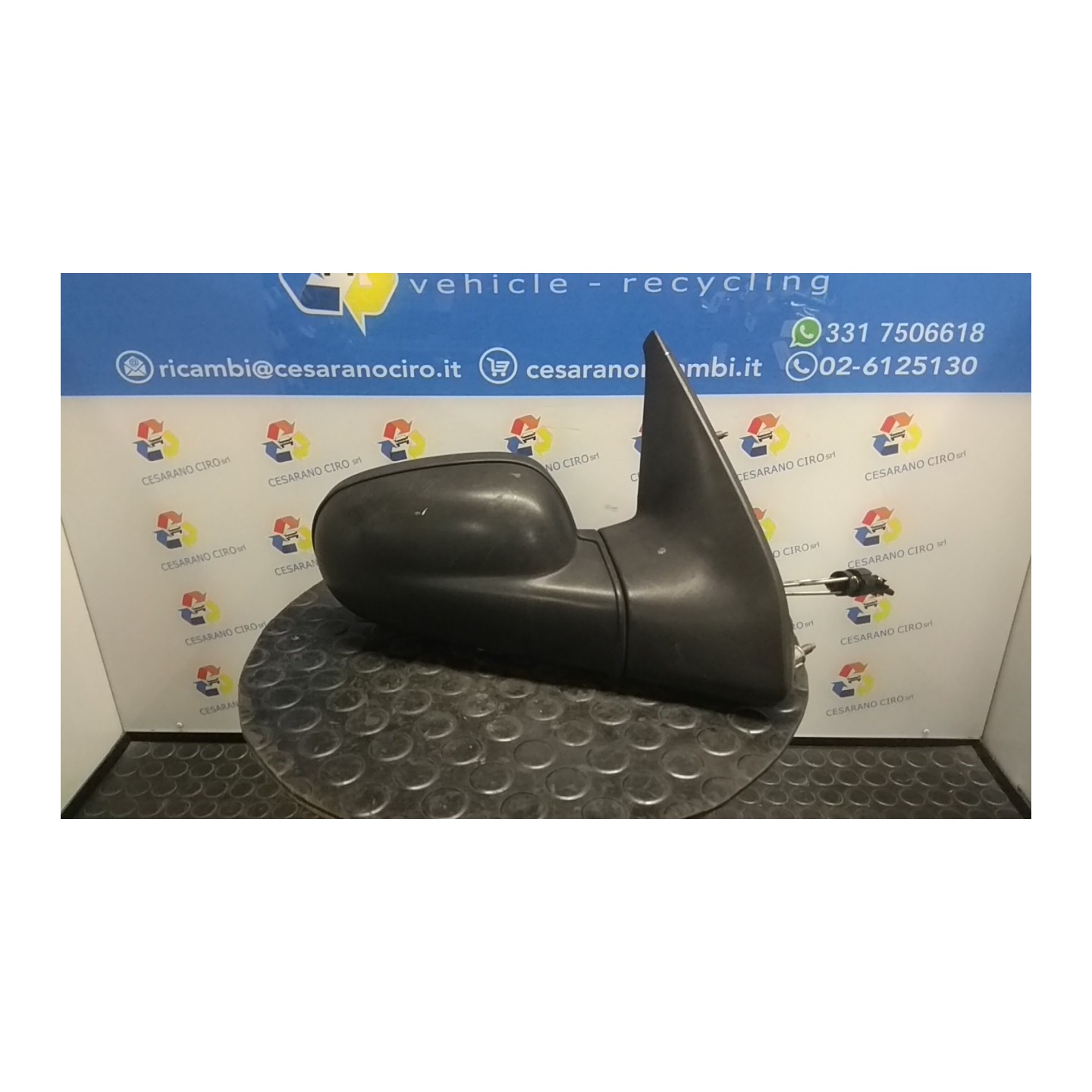 RETROVISORE EST. REGOLAZ. MANUALE DX. 043 RENAULT CLIO 1A SERIE (04/96-03/98) D7FA7 7700826599
