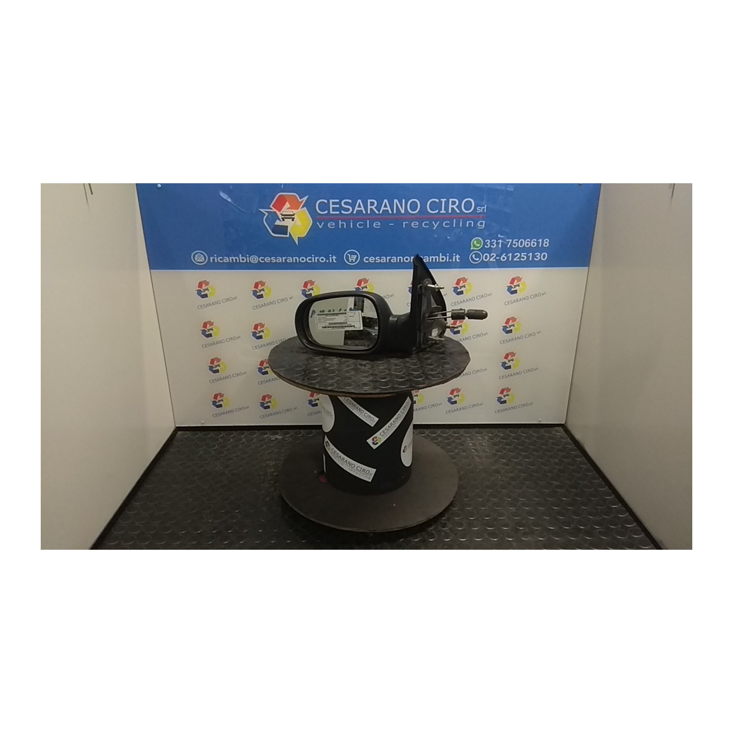 RETROVISORE EST. REGOLAZ. MANUALE SX. 044 RENAULT CLIO 1A SERIE (04/96-03/98) D7FA7 7700826598
