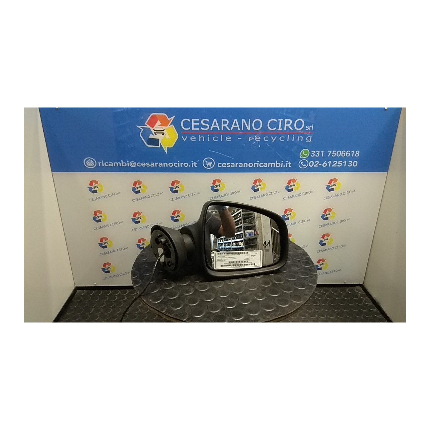 RETROVISORE EST. REGOLAZ. ELETTR. DX. 046 DACIA SANDERO (07/08-04/13) K7JA7 963017247R