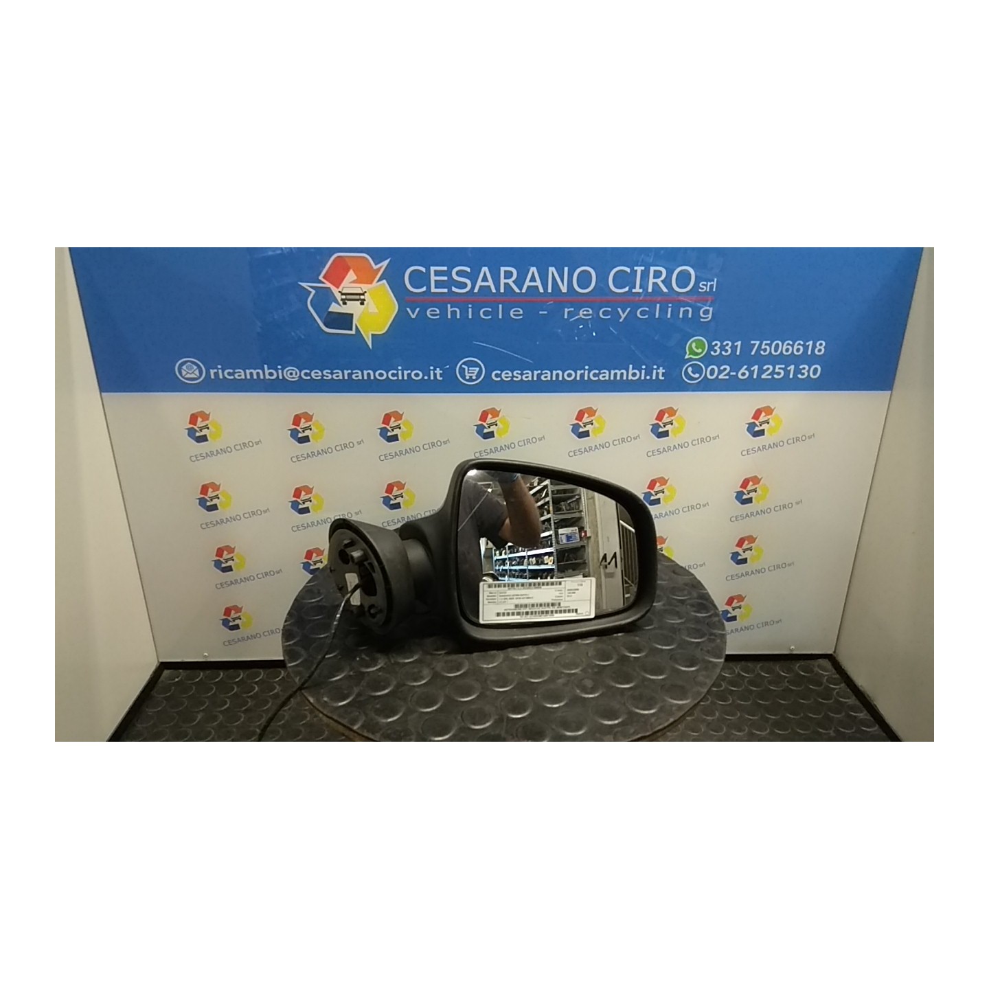 RETROVISORE EST. REGOLAZ. ELETTR. DX. 046 DACIA SANDERO (07/08-04/13) K7JA7 963017247R
