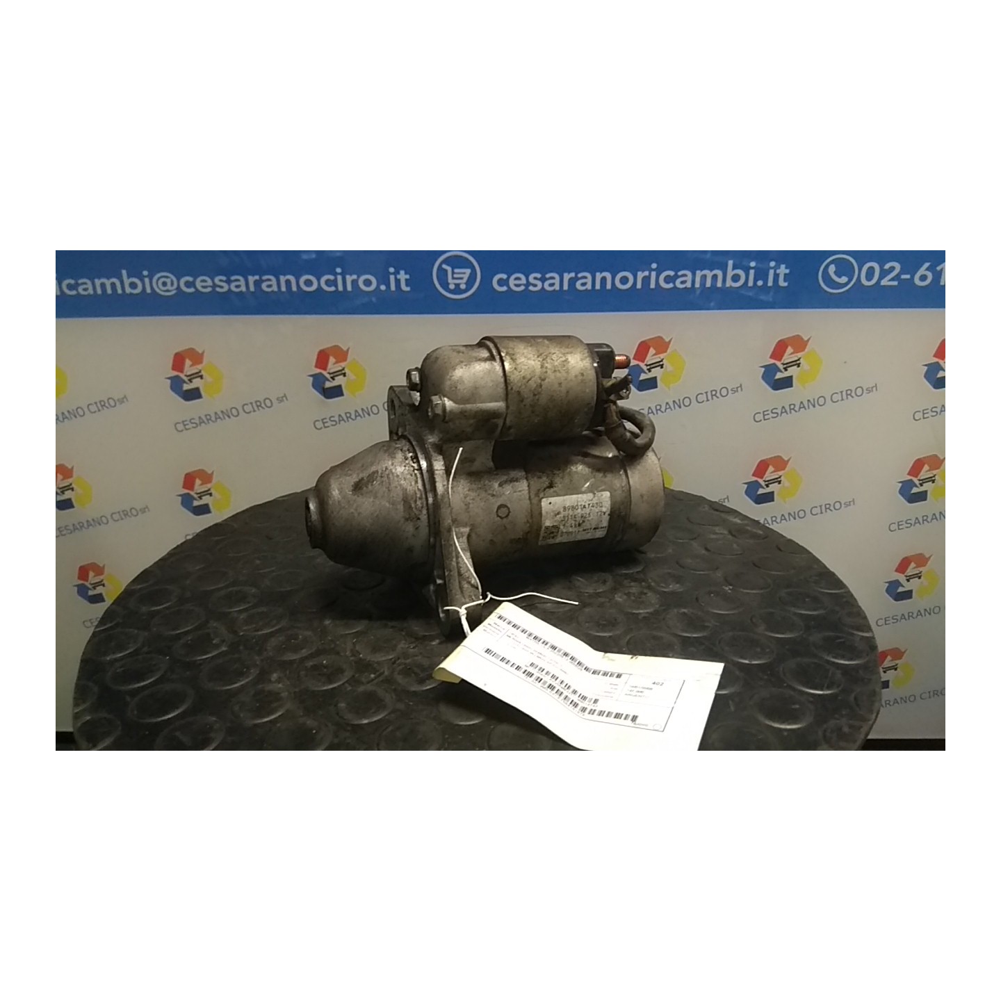 MOTORINO AVVIAMENTO 026 OPEL MERIVA (X03) (03/03-12/10) Z17DTR 98014743