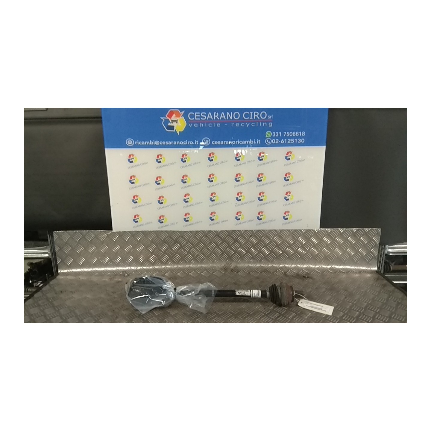 SEMIALBERO POST. COMPL. DX. 065 VOLKSWAGEN TIGUAN (5N2) (06/11-) CFF 1K0501204F