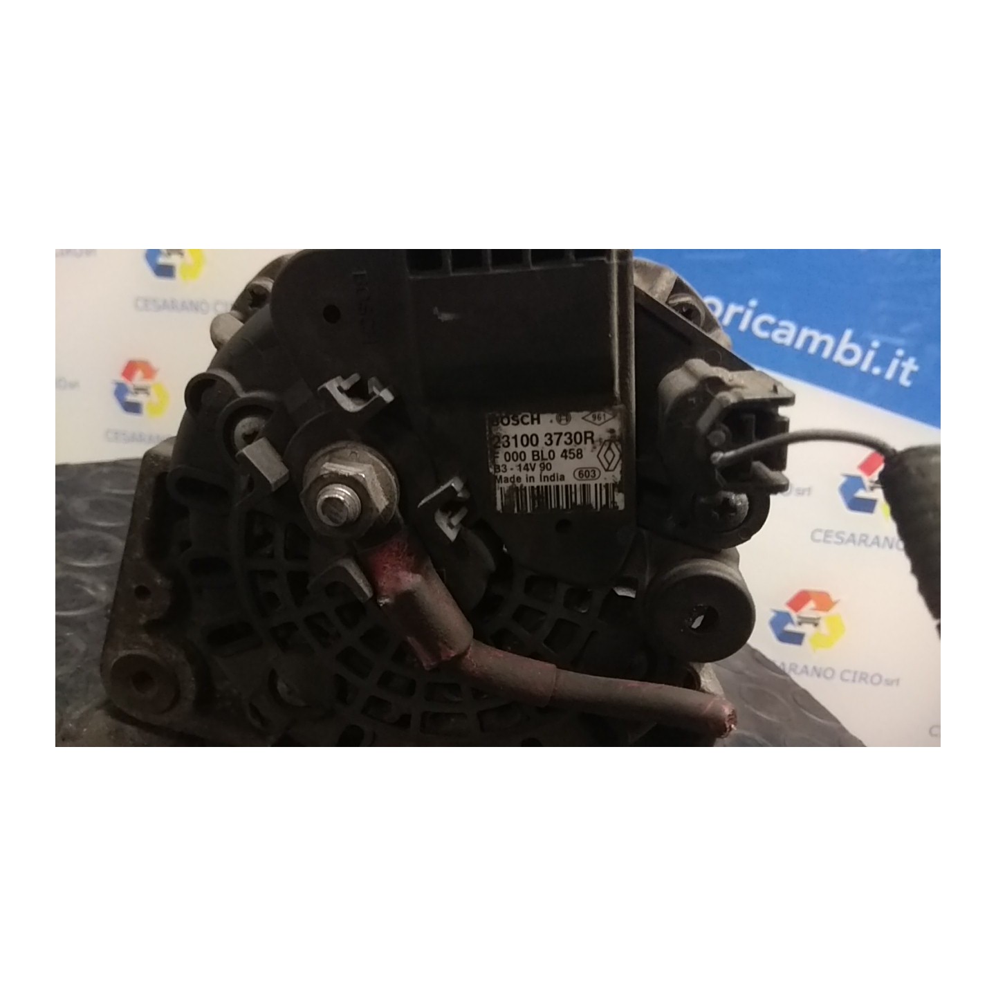 ALTERNATORE BOSCH ROTAZ. 125 RENAULT CLIO 4A SERIE (07/12-12/16) D4FP7 7711497091