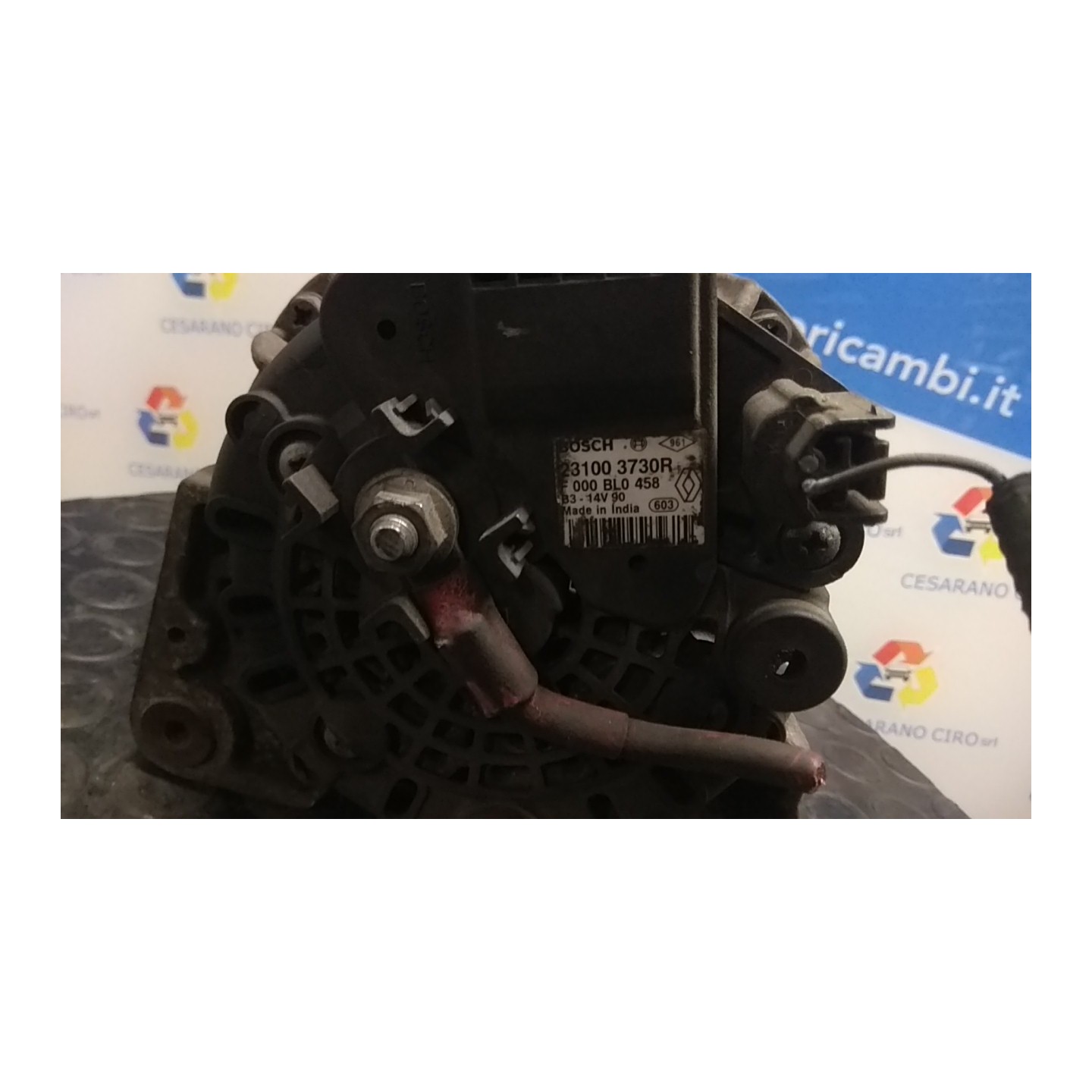 ALTERNATORE BOSCH ROTAZ. 125 RENAULT CLIO 4A SERIE (07/12-12/16) D4FP7 7711497091