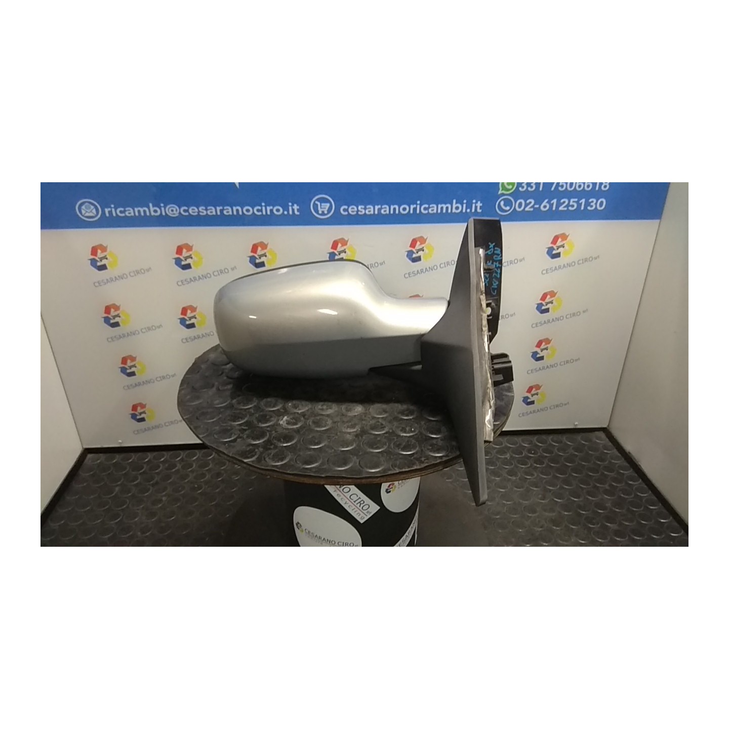 RETROVISORE EST. REGOLAZ. ELETTR. TIPO 3 - 4 DX. 074 RENAULT SCENIC 2A SERIE (06/03-08/09) K4MT7 7701068385