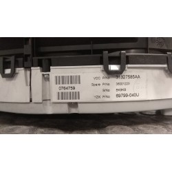 QUADRO STRUMENTI COMPL. 119 VOLVO V60 (09/10-04/13) D5204T3 36001833