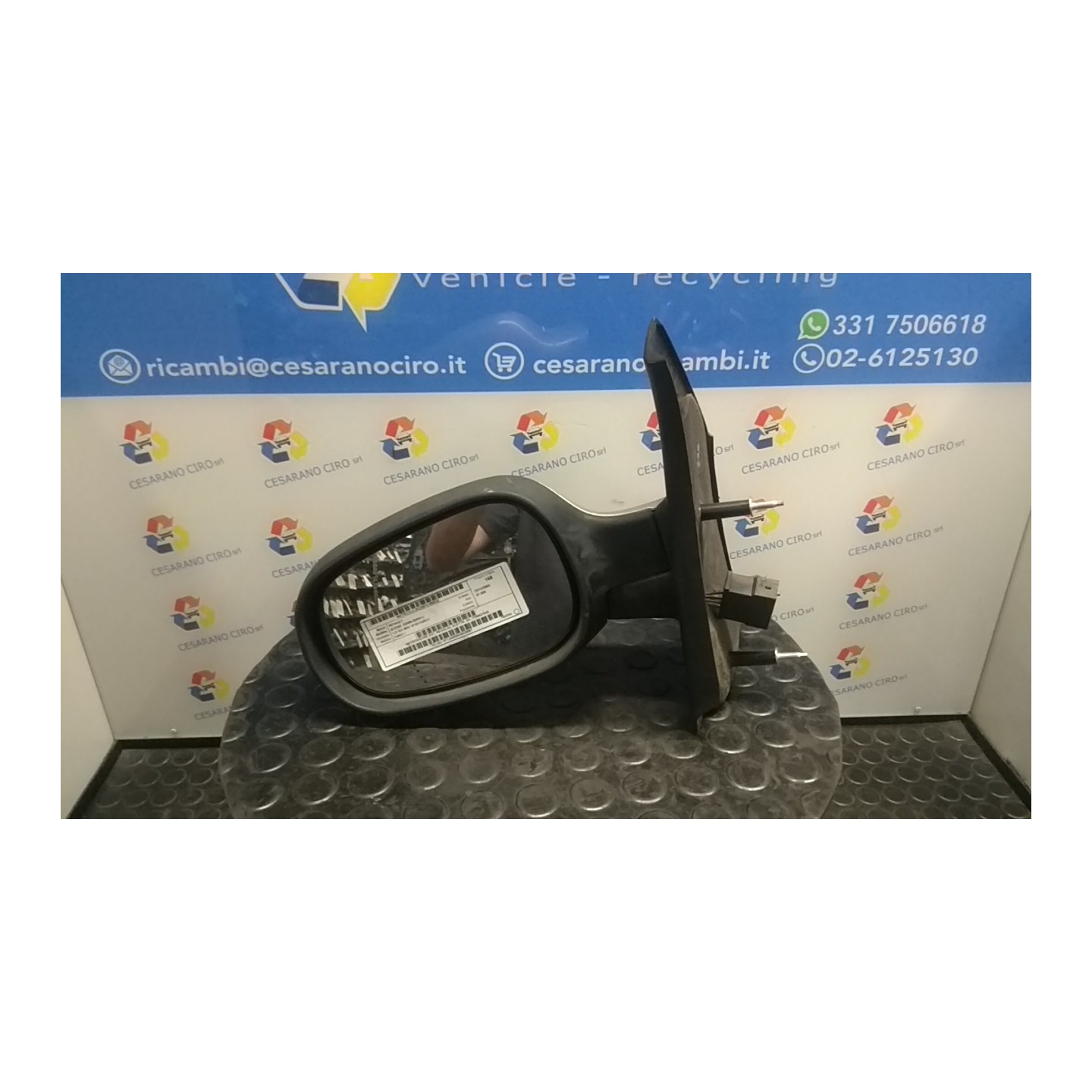 RETROVISORE EST. REGOLAZ. ELETTR. SX. 032 RENAULT SCENIC (03/99-05/03) K4MA7 7700431542