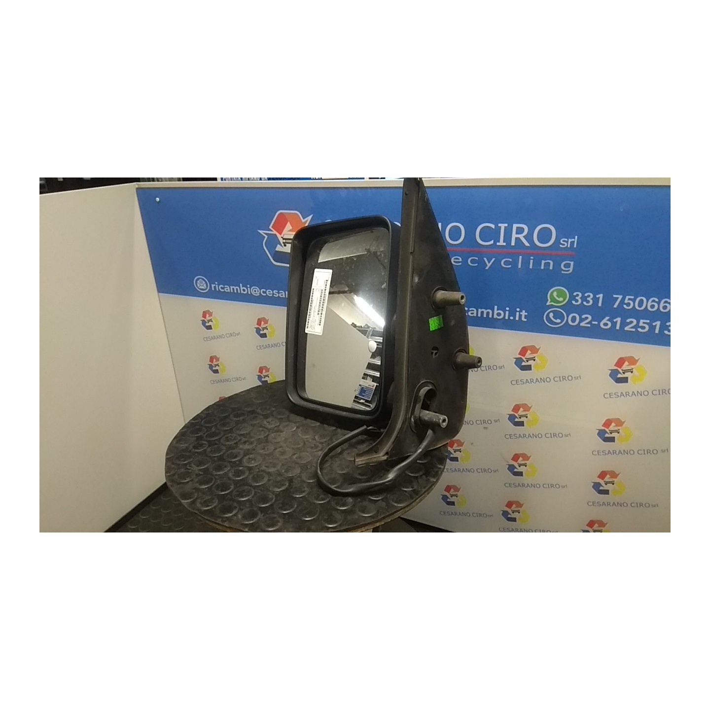 RETROVISORE EST. 06/99,REGOLAZIONE ELETTRICA SX. 046 FIAT DUCATO (PE) (05/98-02/02) 814043 1314489080