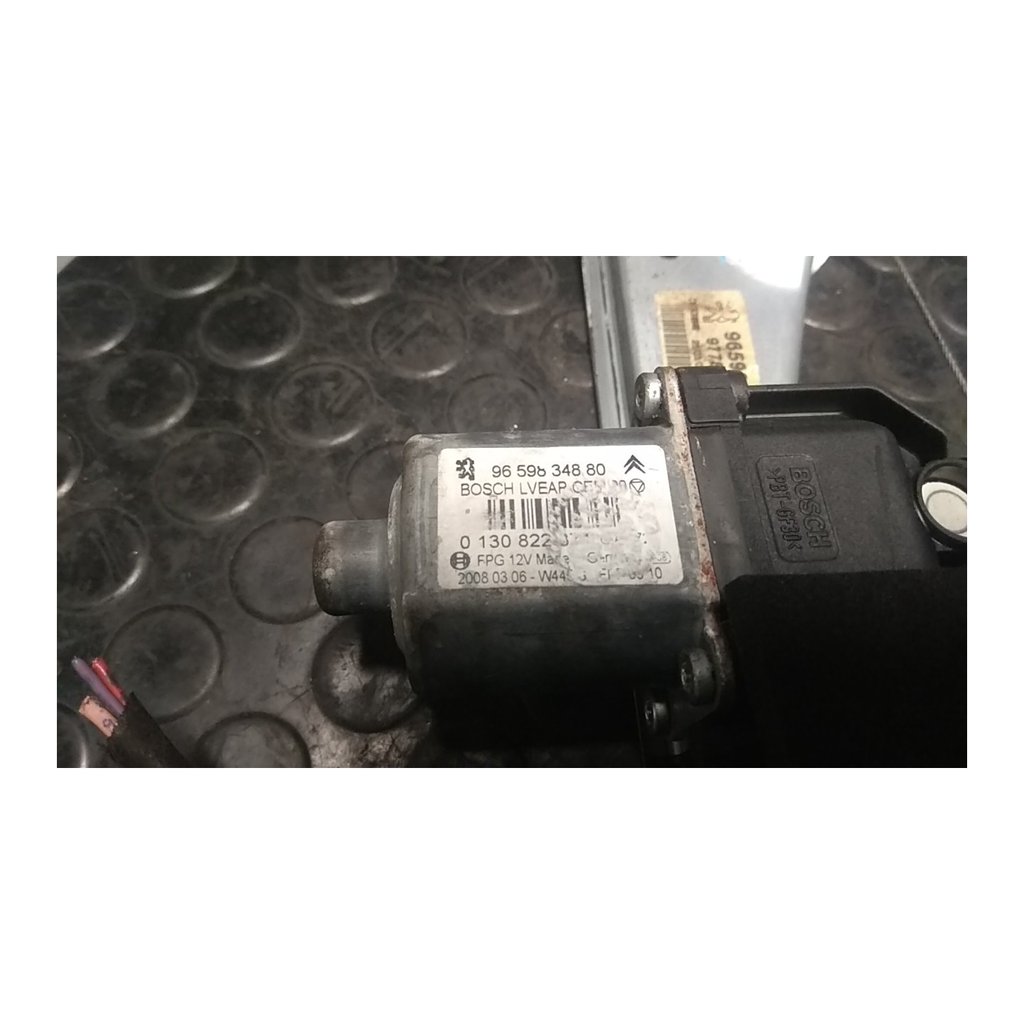 ALZACRISTALLO ELETTR. PORTA POST. SX. 051 PEUGEOT 308 (08/07-03/14) 9HZ 9223C9