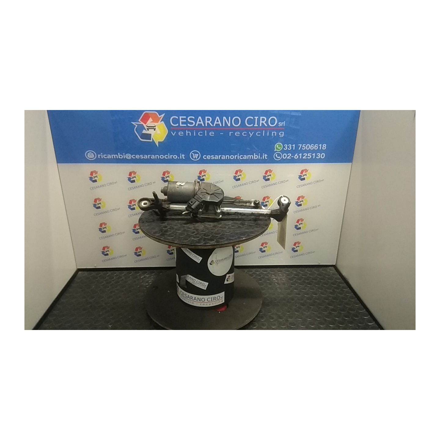 MECCANISMO TERGIPARABREZZA CON MOTORINO 066 OPEL CORSA (S07) (07/06-02/11) Z12XEP 13182340