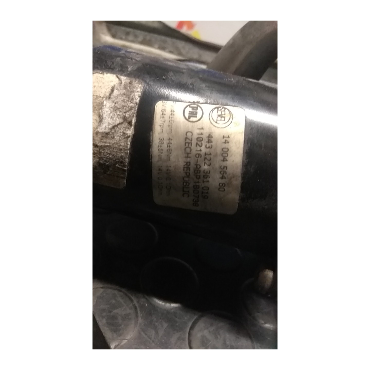 MECCANISMO TERGIPARABREZZA CON MOTORINO 071 FIAT SCUDO (3H) (01/07-) 9HU 1400456480
