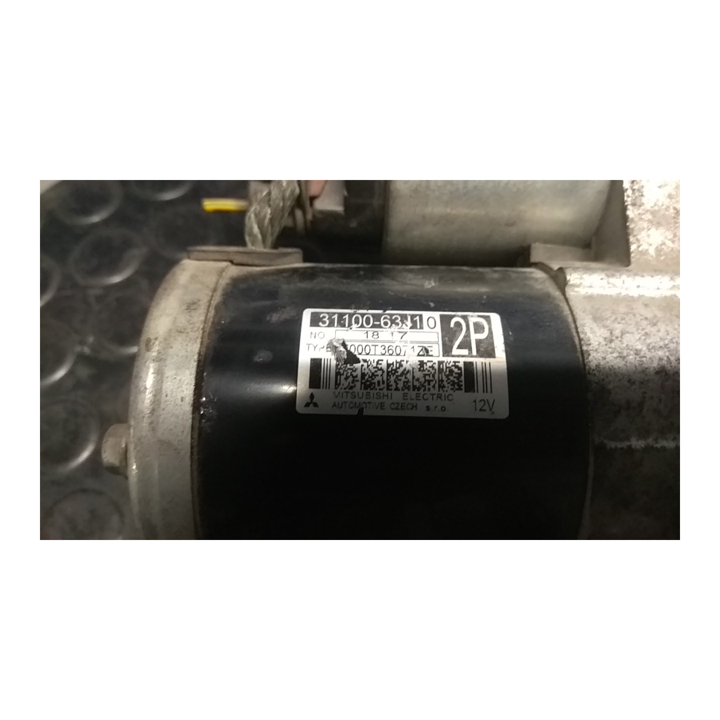 MOTORINO AVVIAMENTO 12V 0,8KW 127 SUZUKI SX4 (03/06-) M16A 3110086G00000