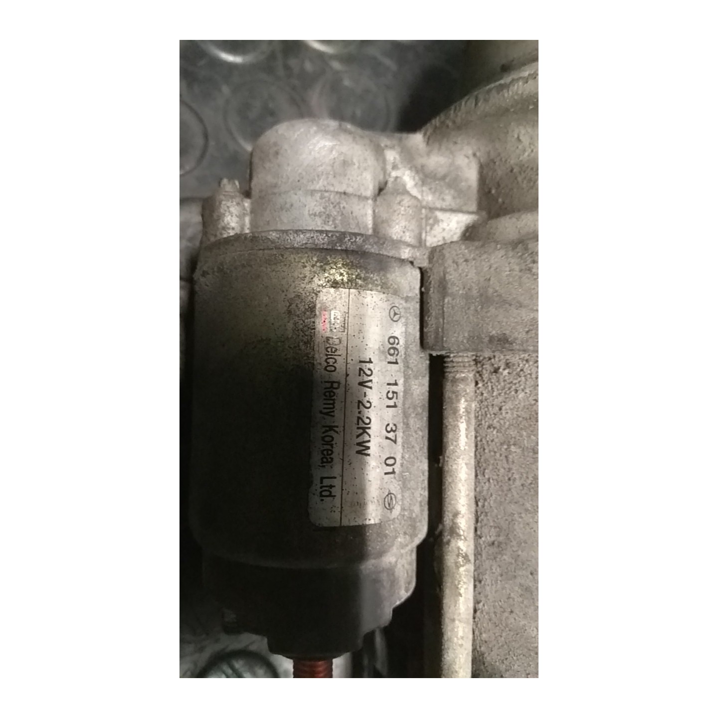 MOTORINO AVVIAMENTO 007 SSANGYONG KYRON/NEW KYRON (11/05-) 664950 6611514101