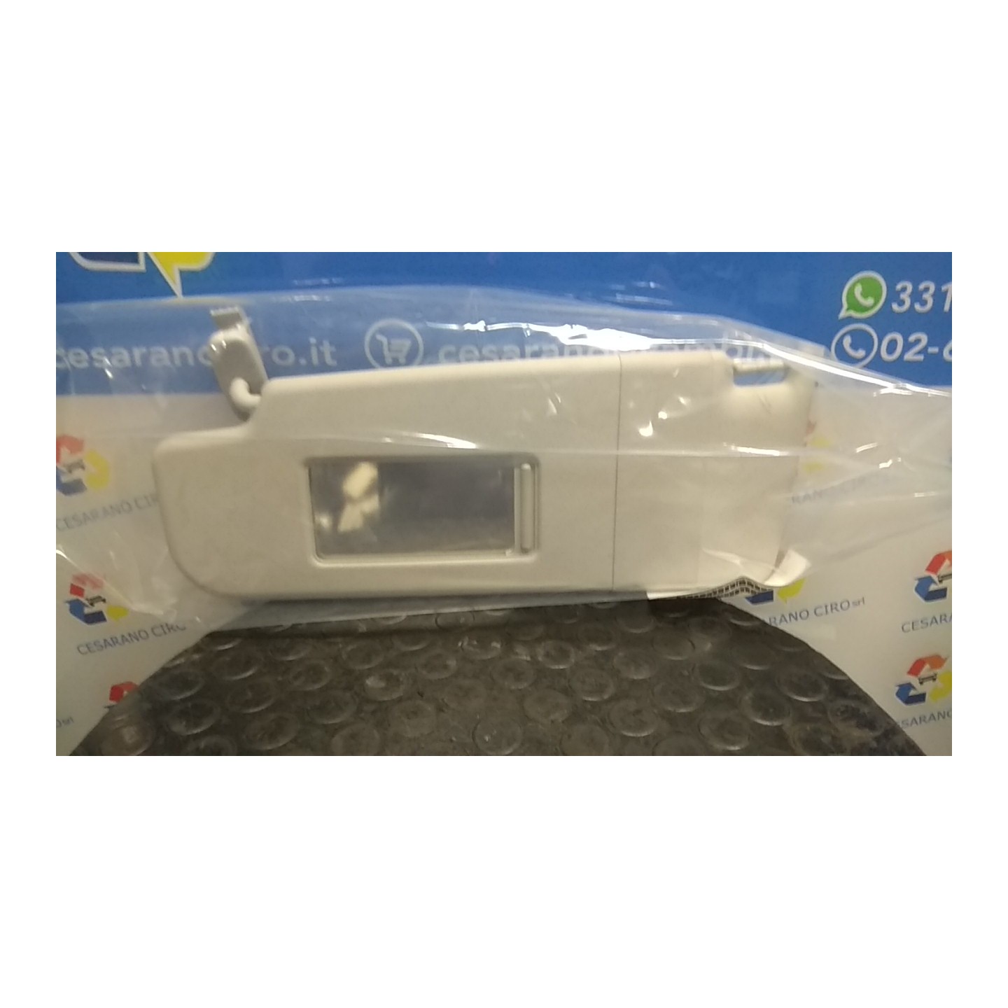 ALETTA PARASOLE PARABREZZA GRIGIO C/SPECCH. ILL. E COPERT SX. 042 VOLKSWAGEN POLO (9N) (04/05-) BWB 6Q0857551F2F4