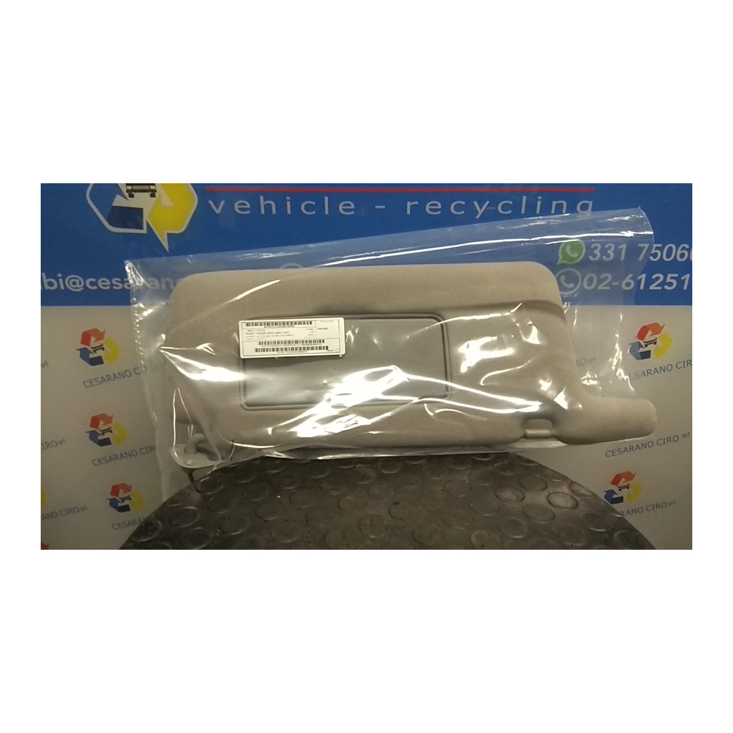 ALETTA PARASOLE PARABREZZA DX 068 TOYOTA AVENSIS VERSO (09/01-11/03) 1CDFTV NB5409045030001DX