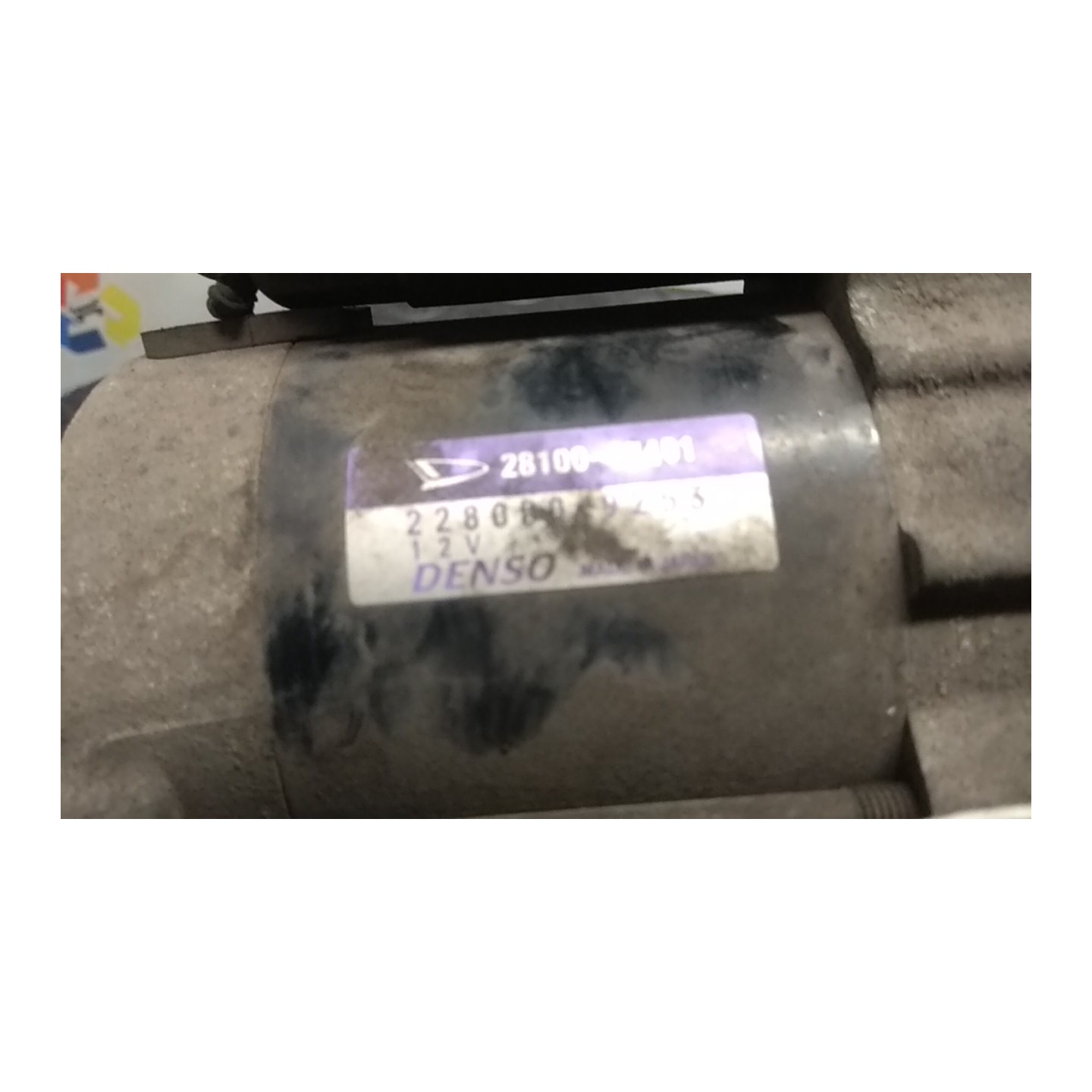 MOTORINO AVVIAMENTO 12V 1.0KW 095 DAIHATSU MATERIA (12/06-) K3 2810097214