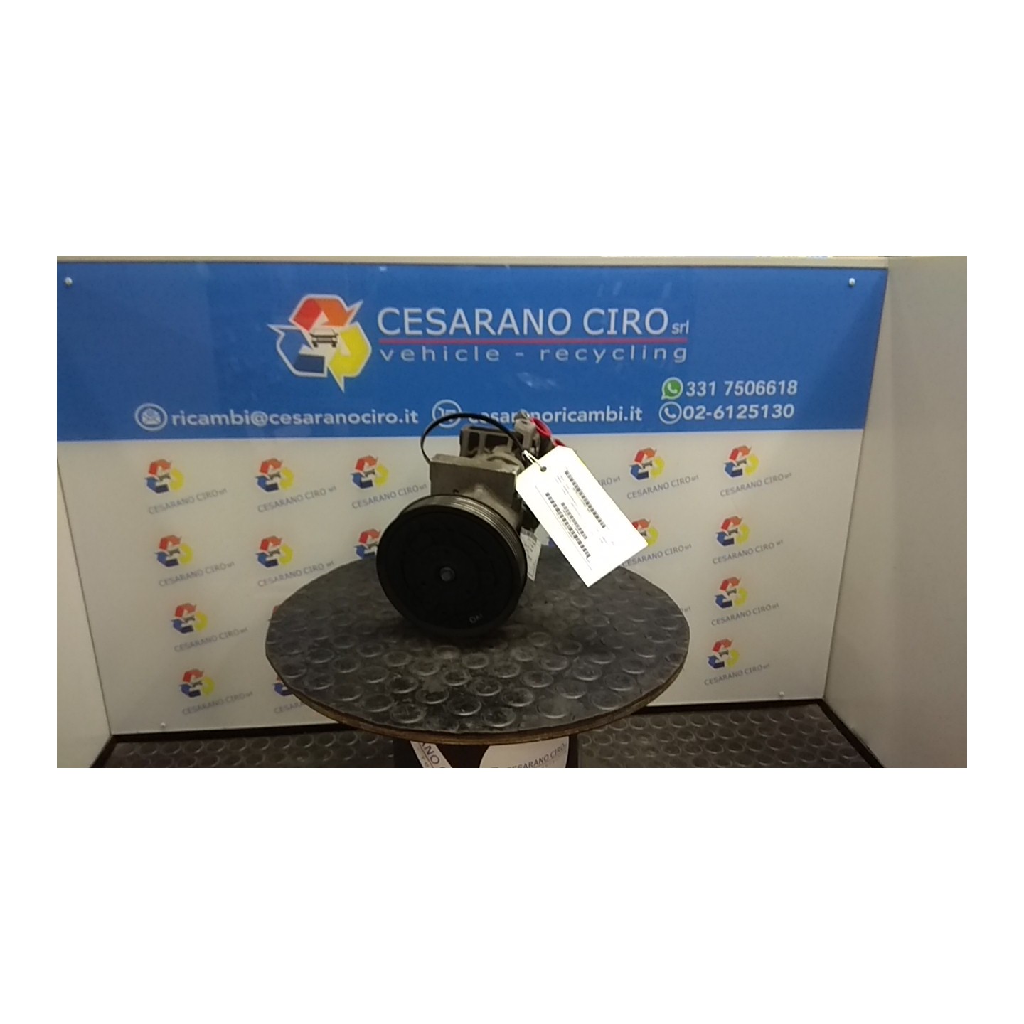 COMPRESSORE A/C 021 DACIA SANDERO (07/08-04/13) K9KE8 8200866441