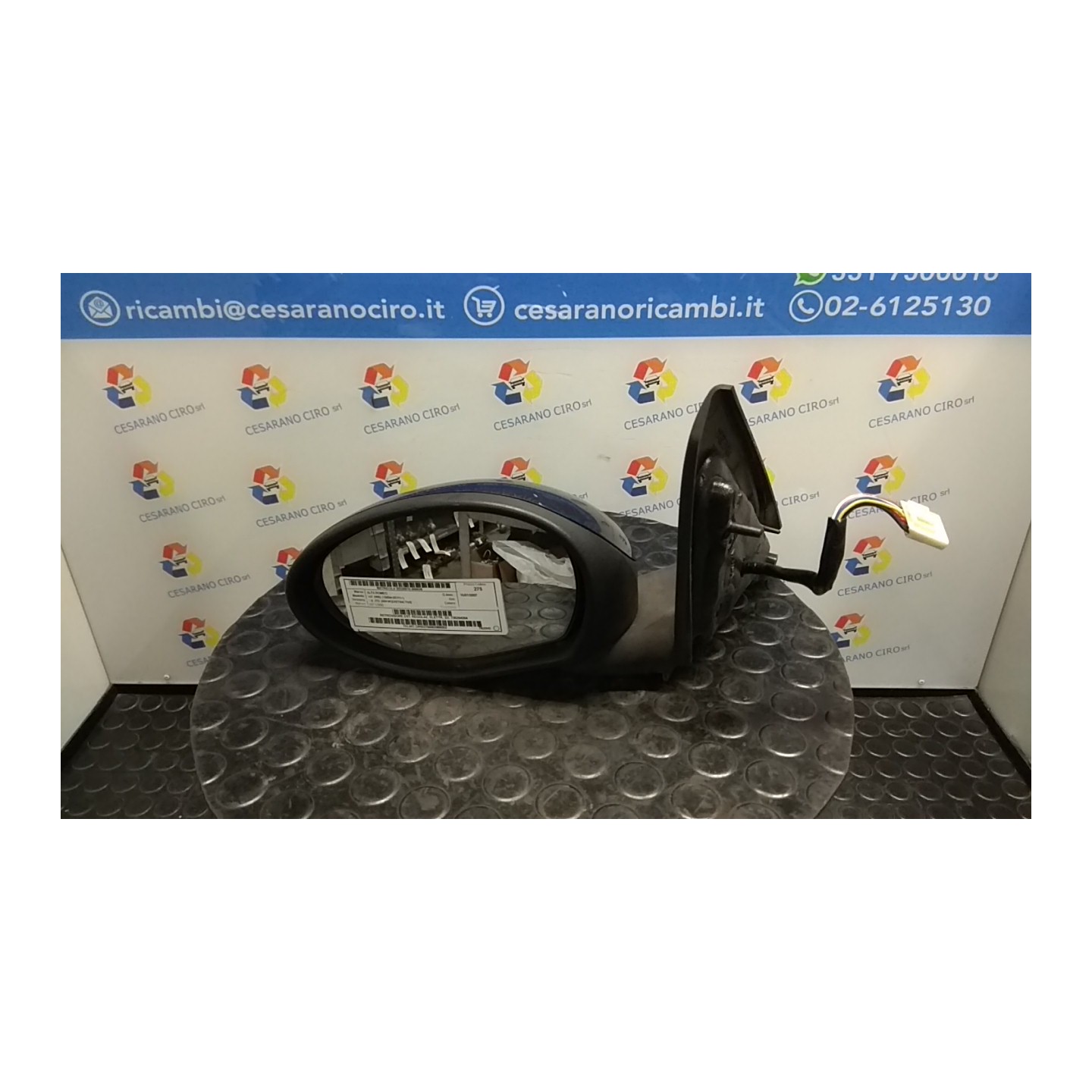 RETROVISORE EST. REGOLAZ. ELETTR. SX. 026 ALFA ROMEO 147 (W8) (10/04-07/11) 937A3000 735294284