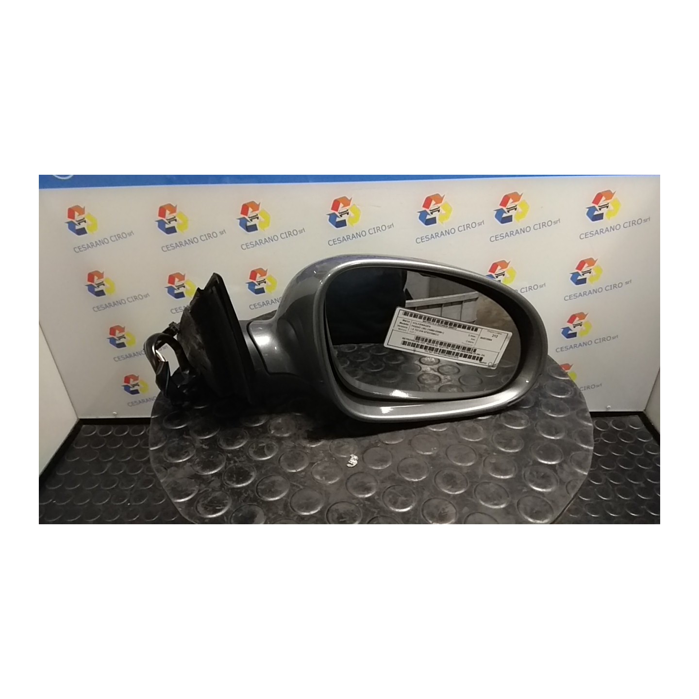 RETROVISORE EST. REGOLAZ. ELETTR. C/IND. DI DIREZIONE 07-04- DX. 012 VOLKSWAGEN PASSAT (3B) (10/00-03/06) AVF 3B1857508AT01C