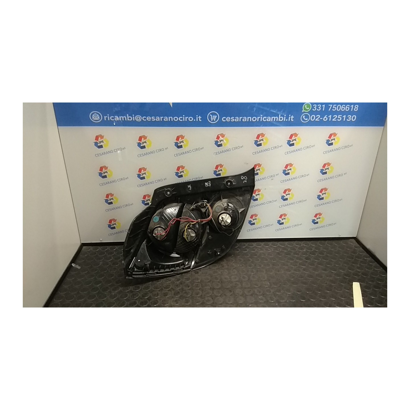 FANALE POST. DX. 007 CHEVROLET (DAEWOO) AVEO (T300) (05/11-) A12XER 96831068