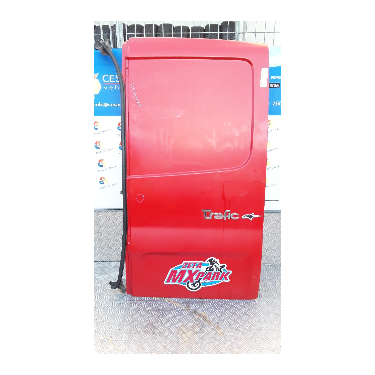 PORTA CARICO POST. A BATTENTE LAMIERATO DX. 051 RENAULT TRAFIC (09/06-04/10) G9UB6 7751472224