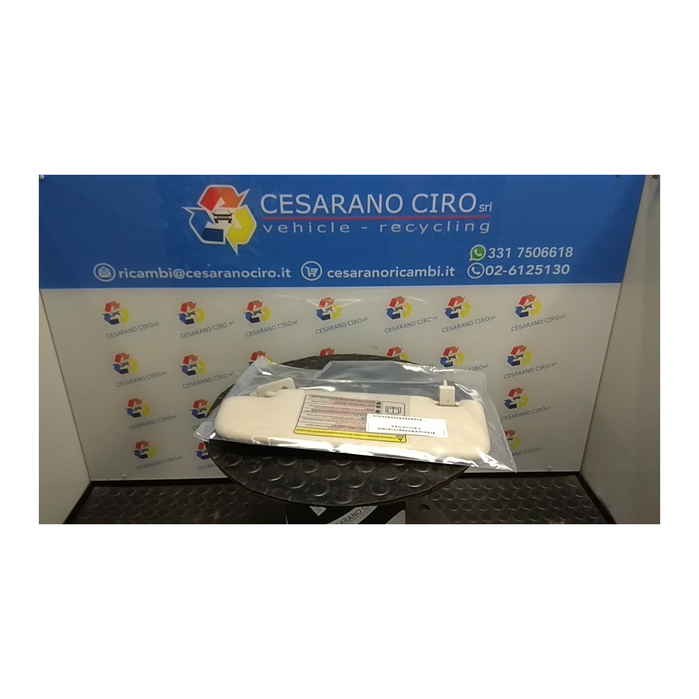 ALETTA PARASOLE PARABREZZA LL1, LL2, LL3, LL4, LL7 DX. 006 FIAT 500 (3P) (07/07-01/15) 169A4000 735452613