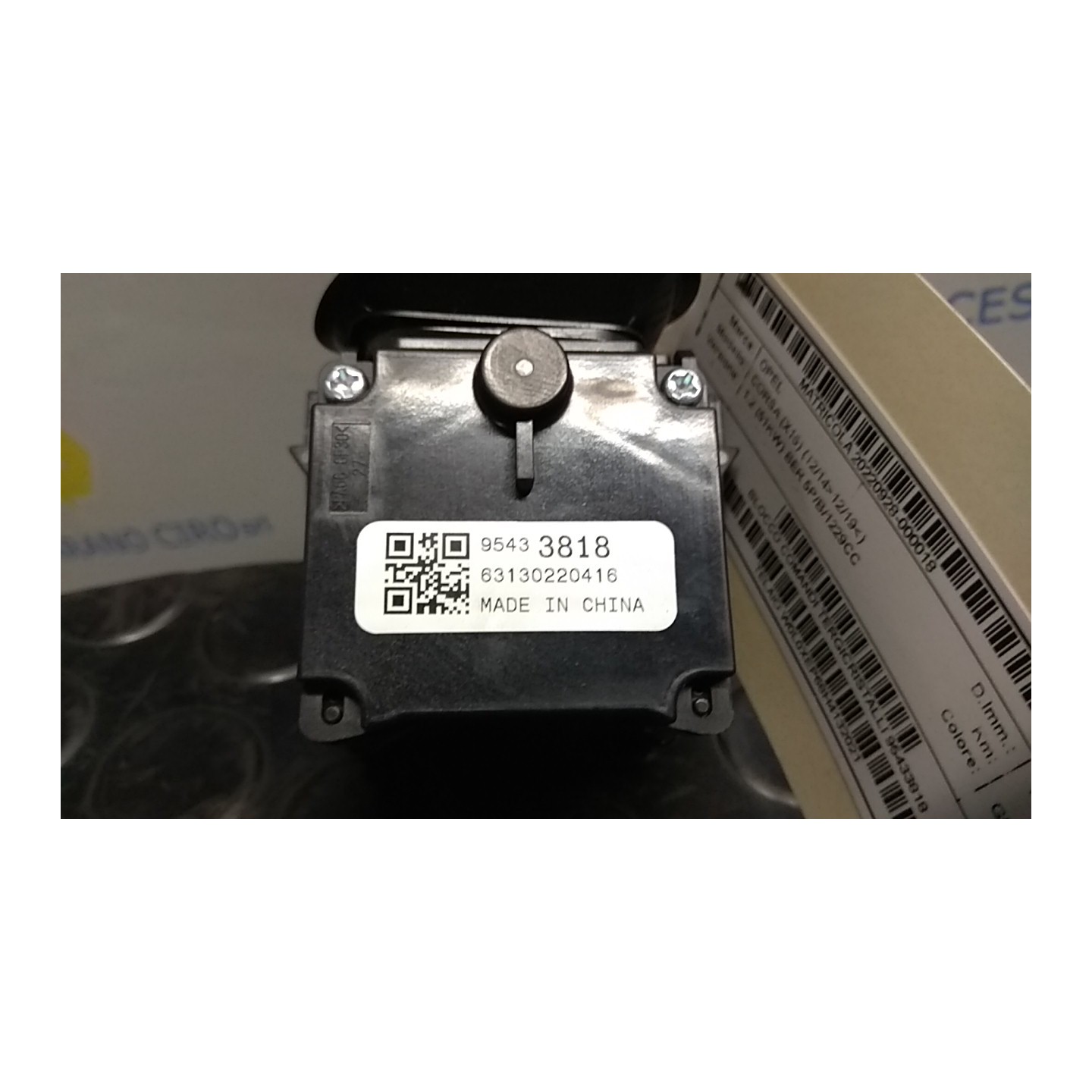 BLOCCO COMANDI TERGICRISTALLI 018 OPEL CORSA (X15) (12/14-12/19) B12XEROPTLDC 95433818