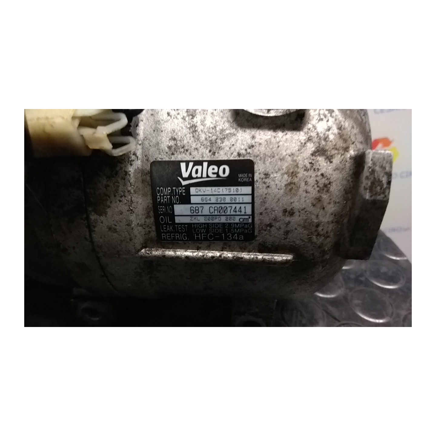 COMPRESSORE A/C 149 SSANGYONG ACTYON (11/06-) 664951 6652300311