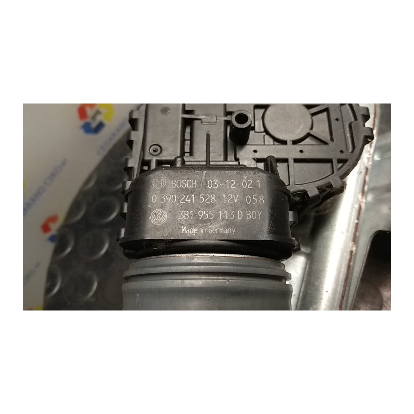MOTORINO TERGIPARABREZZA 009 VOLKSWAGEN PASSAT (3B) (10/00-03/06) AVF 3B1955113D