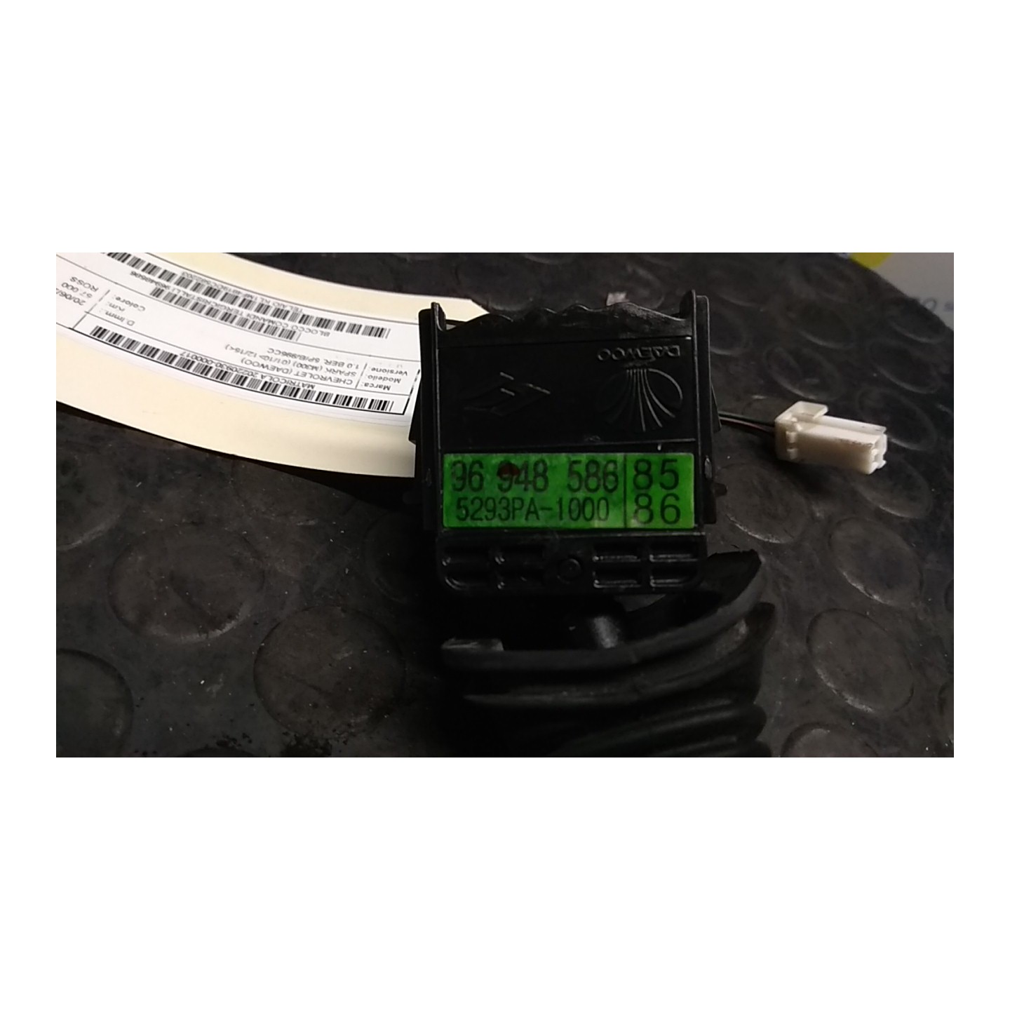 BLOCCO COMANDI TERGICRISTALLI 017 CHEVROLET (DAEWOO) SPARK (M300) (01/10-12/15) B10D1 96948586