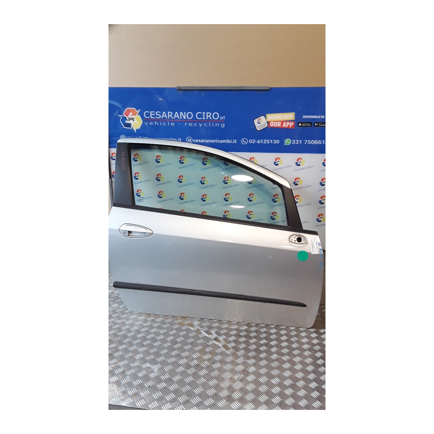 PORTA ANT. DX. 052 FIAT GRANDE PUNTO (2Y) (06/05-12/08 199A4000 51846216